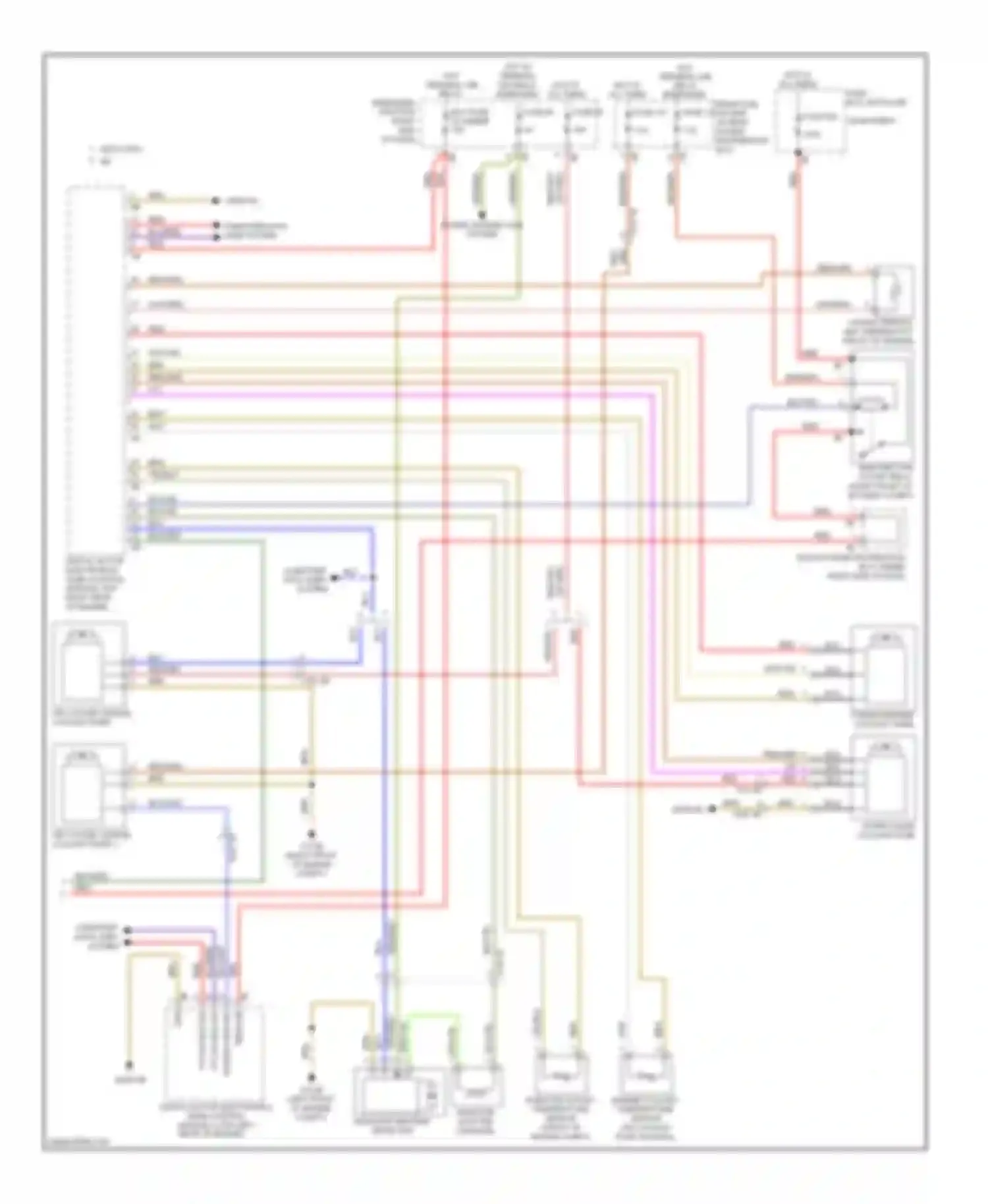 M6 BMW F06/F13/F12 (2012-2015): Automatic a/c circuit (3 of 3)