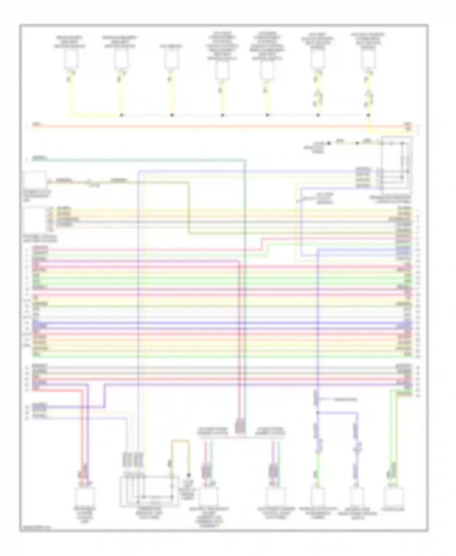 M6 BMW F06/F13/F12 (2012-2015): Computer data lines circuit (2 of 4)