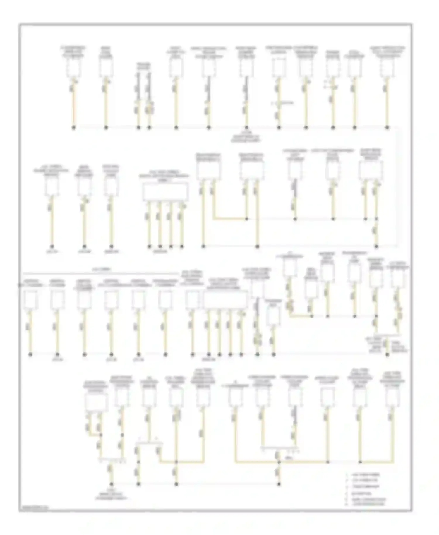 M6 BMW F06/F13/F12 (2012-2015): Ground distribution circuit (6 of 6)