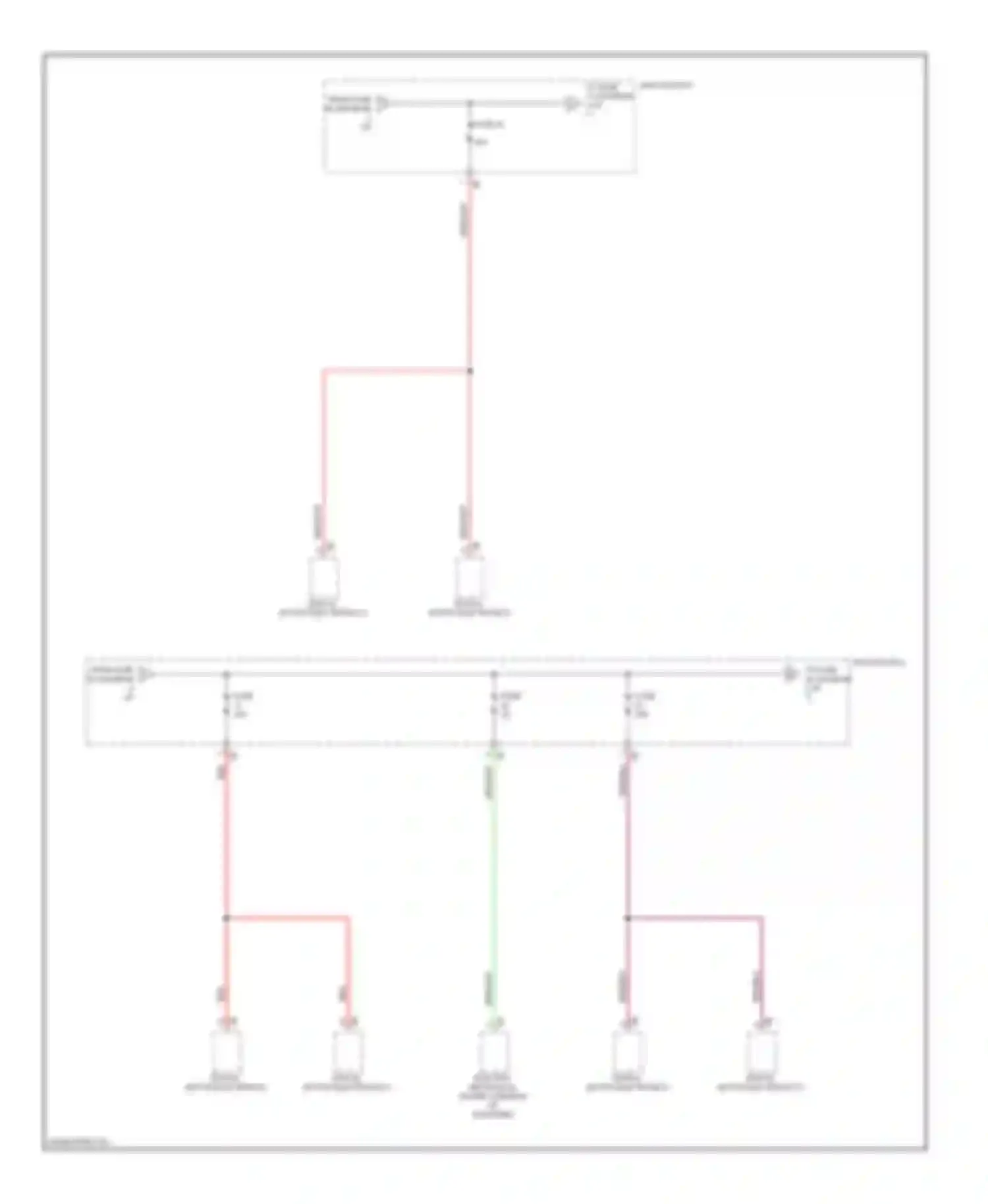 M6 BMW F06/F13/F12 (2012-2015): Power distribution circuit (4 of 7)