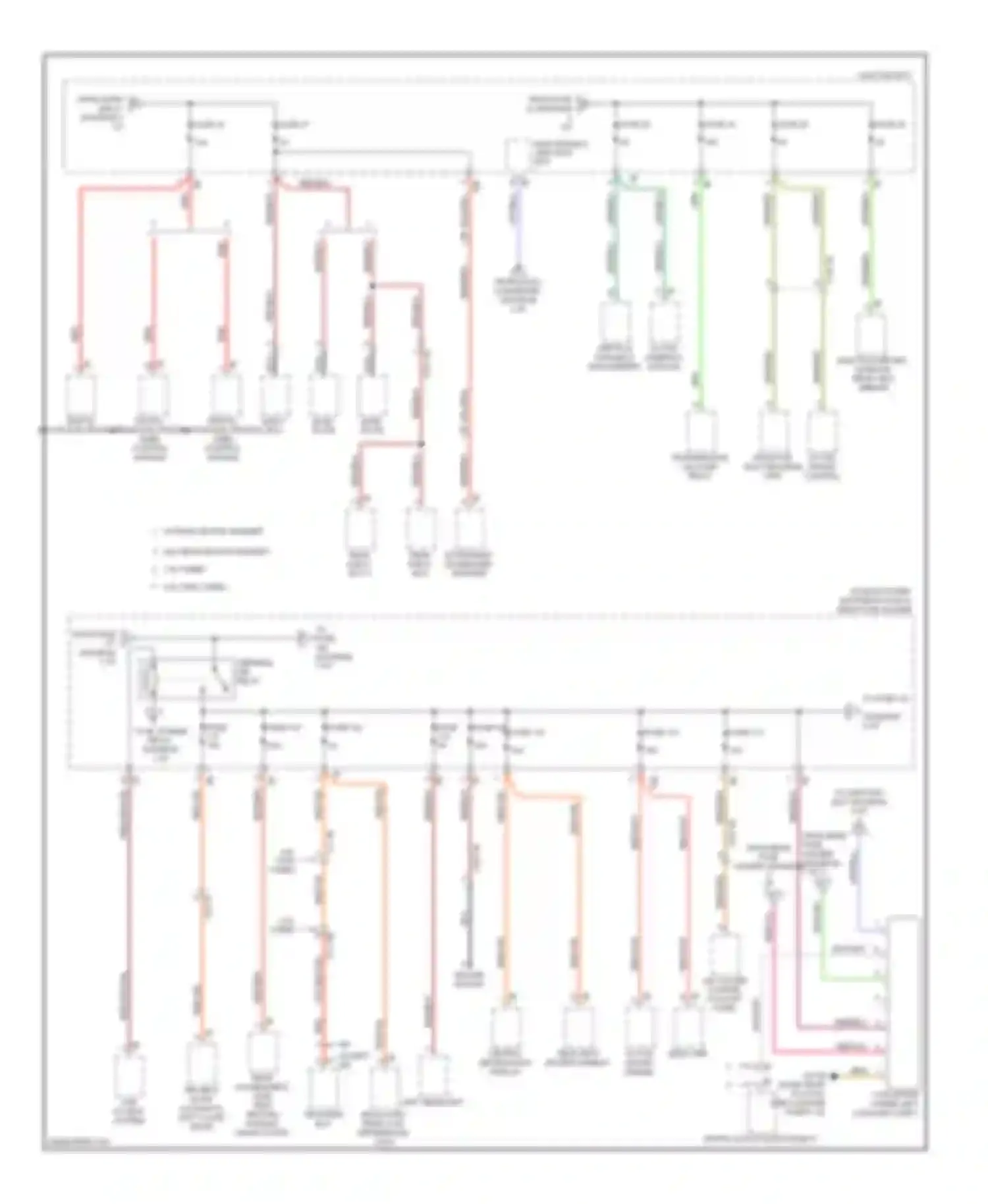 M6 BMW F06/F13/F12 (2012-2015): Power distribution circuit (5 of 7)