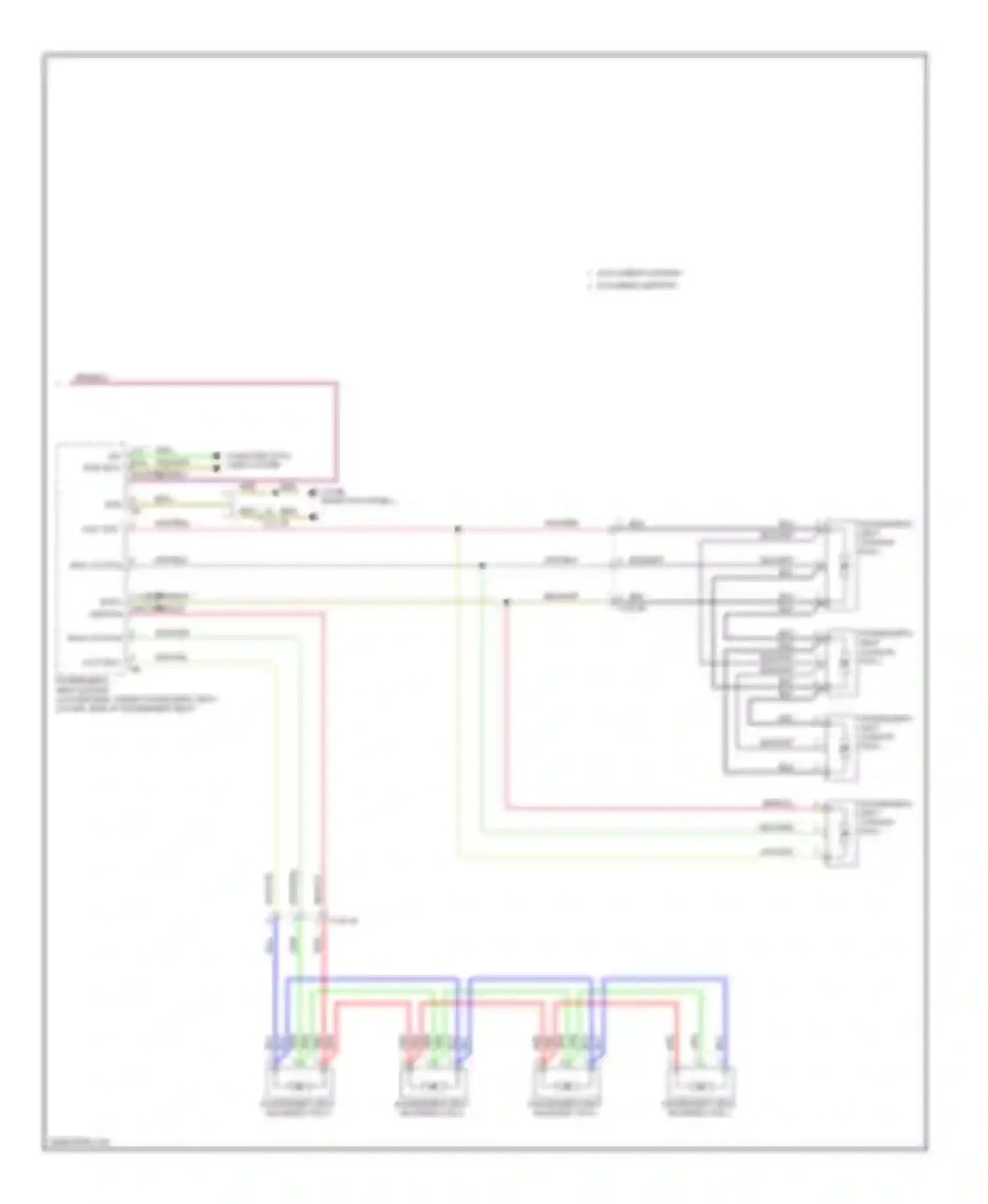 M6 BMW F06/F13/F12 (2012-2015): Seat ventilation circuit (2 of 2)