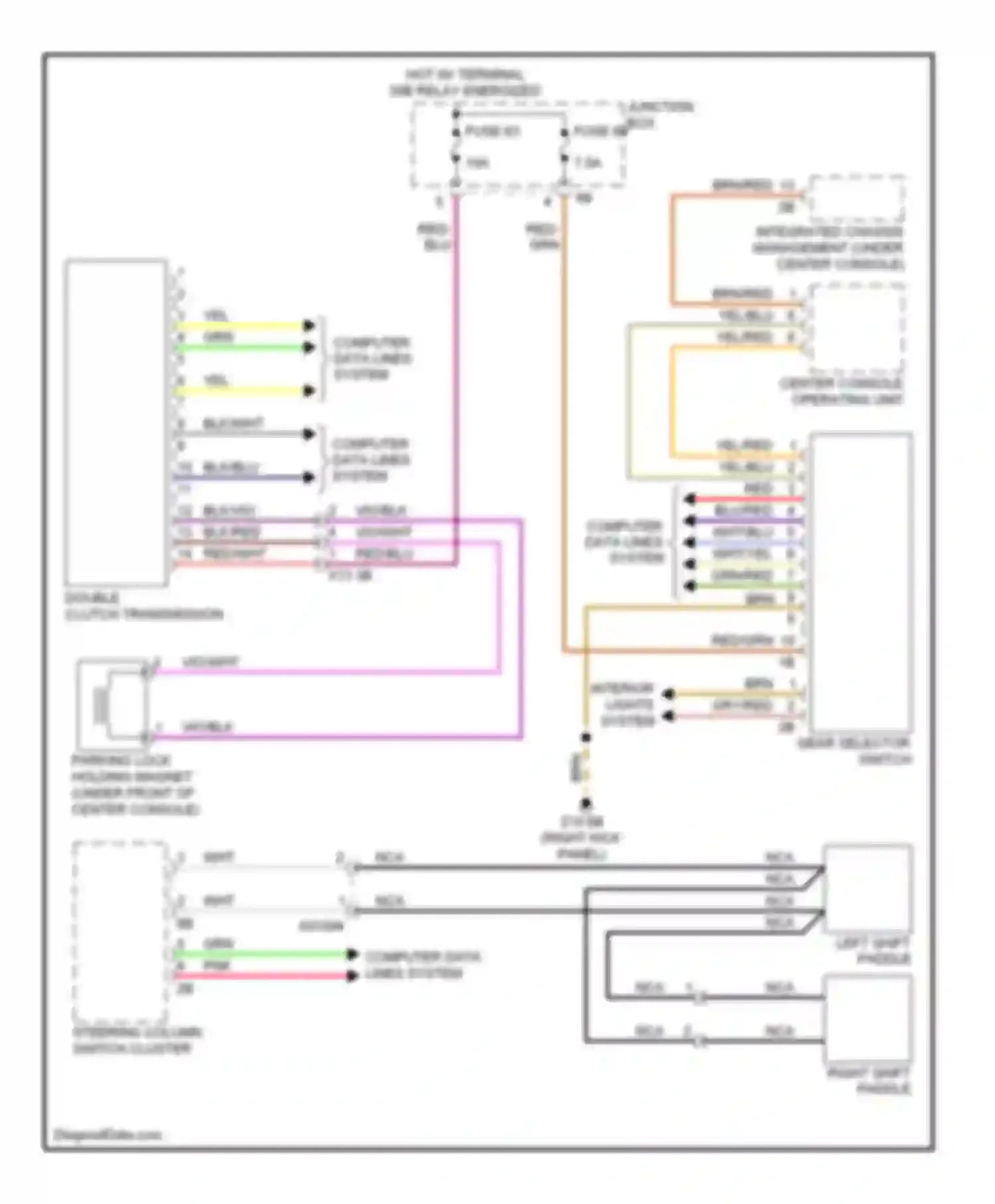 M6 BMW F06/F13/F12 (2012-2015): A/t circuit