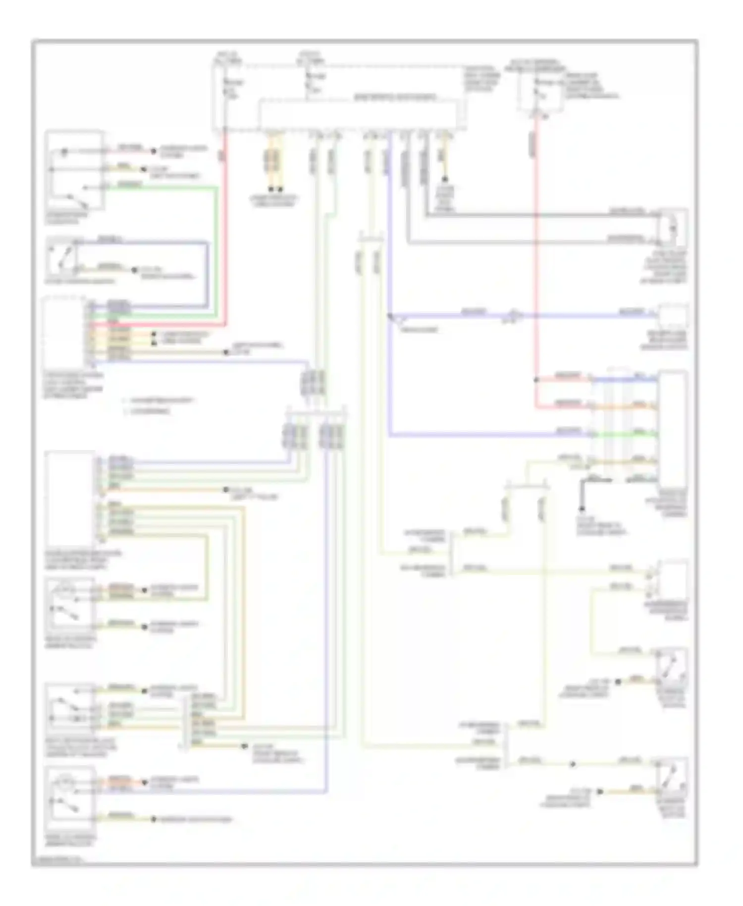 M6 BMW F06/F13/F12 (2012-2015): Trunk & fuel door release circuit