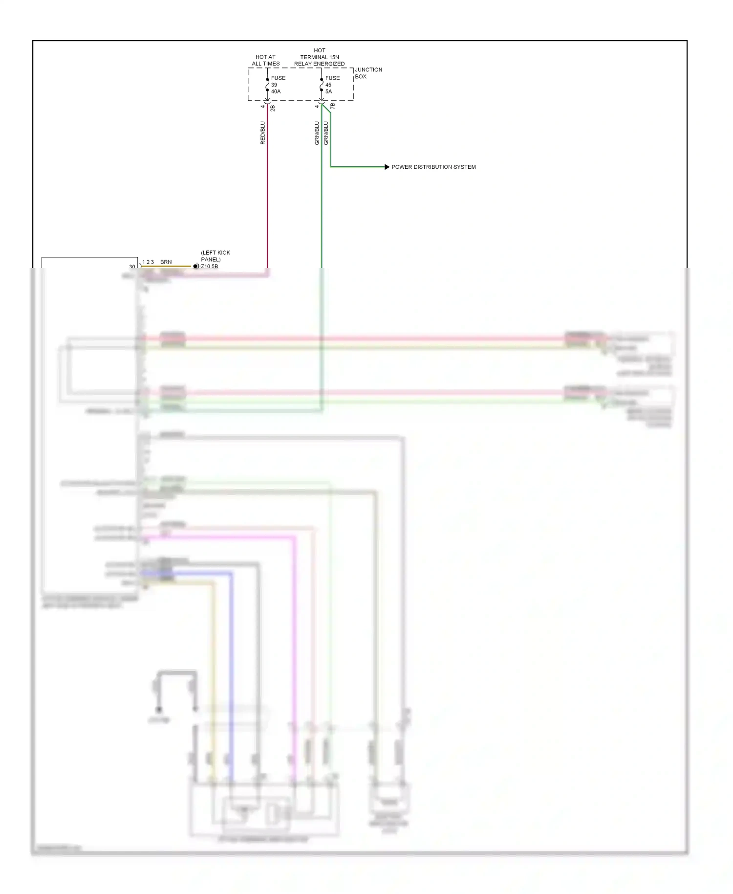 BMW M6 F06/F13/F12 (2012-2015) central gateway module wiring diagram  (1 of 2)