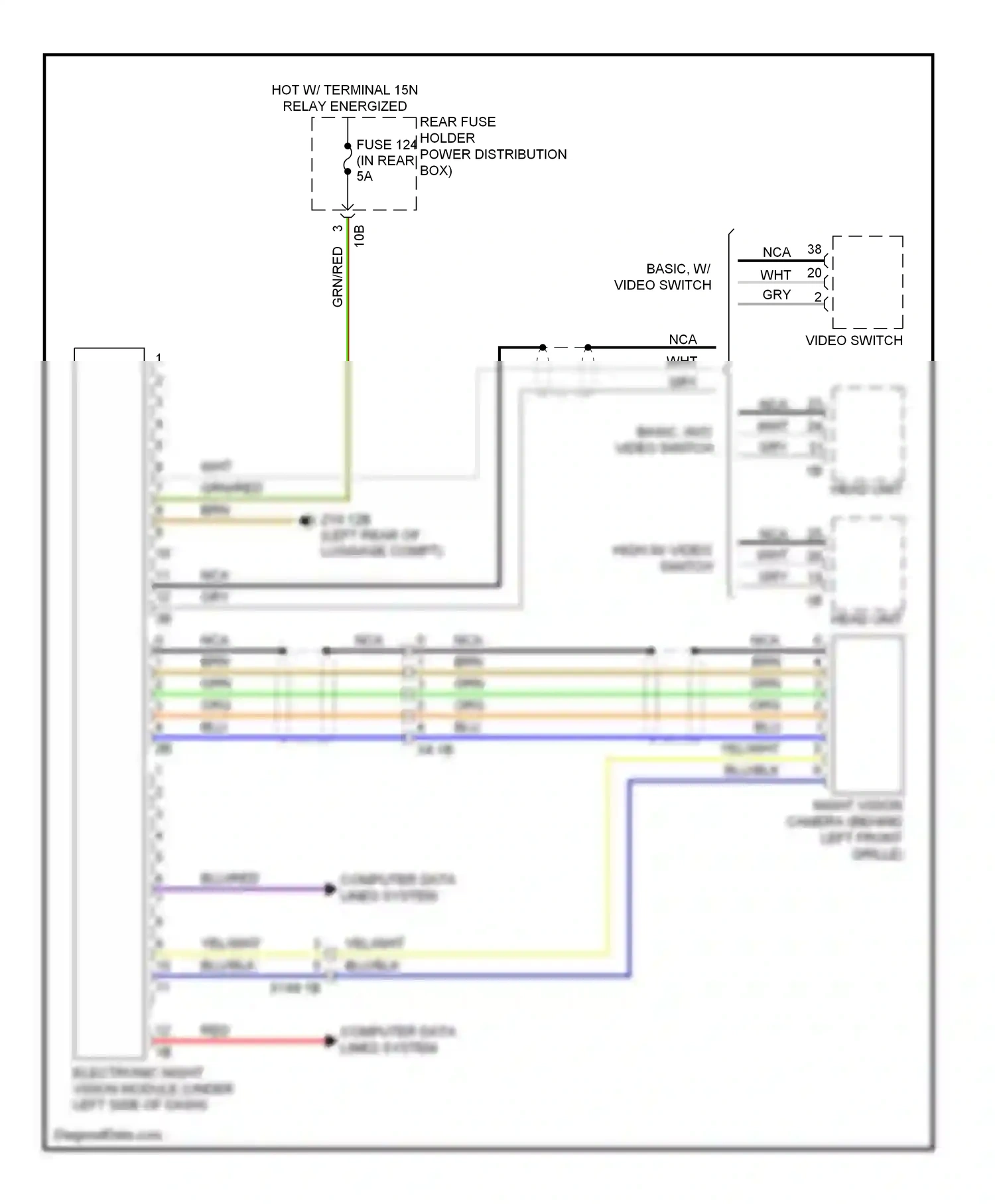 BMW M6 F06/F13/F12 (2012-2015) computer data lines system wiring diagram  (23 of 76)