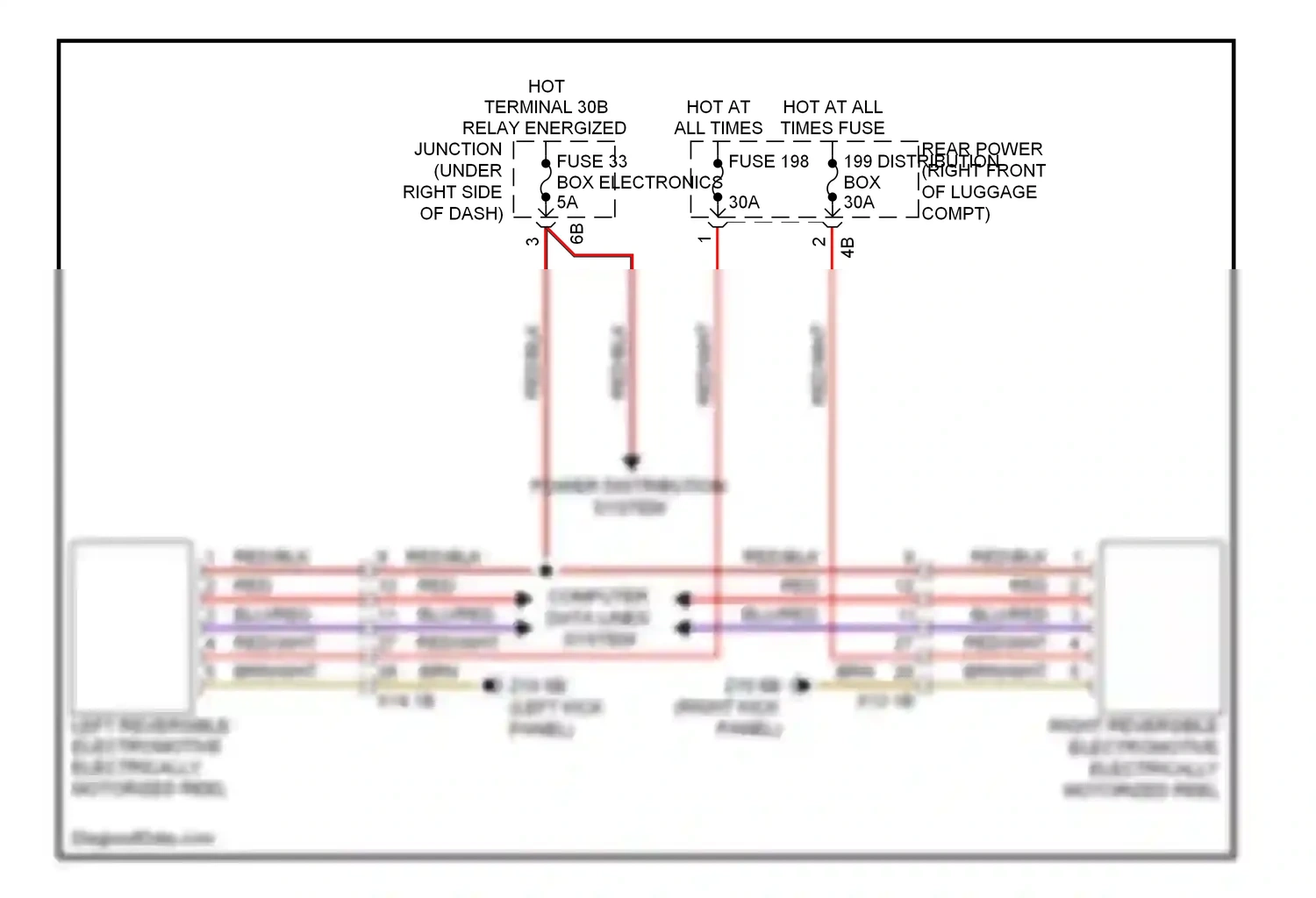 BMW M6 F06/F13/F12 (2012-2015) computer data lines system wiring diagram  (45 of 76)