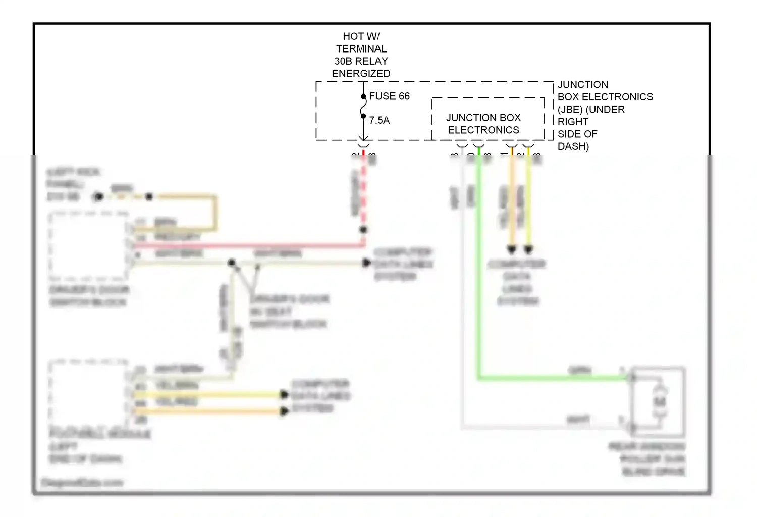 BMW M6 F06/F13/F12 (2012-2015) computer data lines system wiring diagram  (57 of 76)