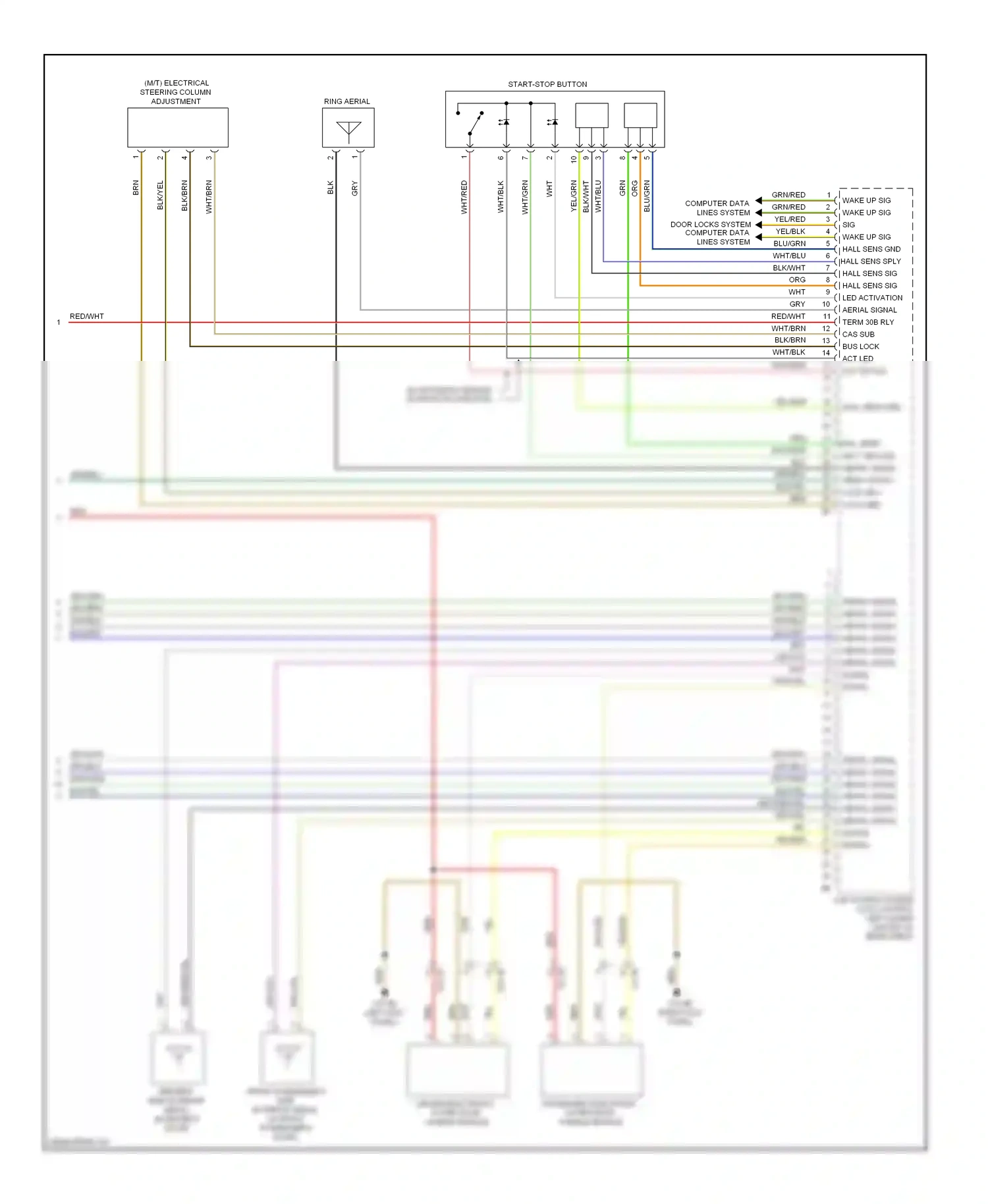 BMW M6 F06/F13/F12 (2012-2015) computer data lines system wiring diagram  (2 of 76)
