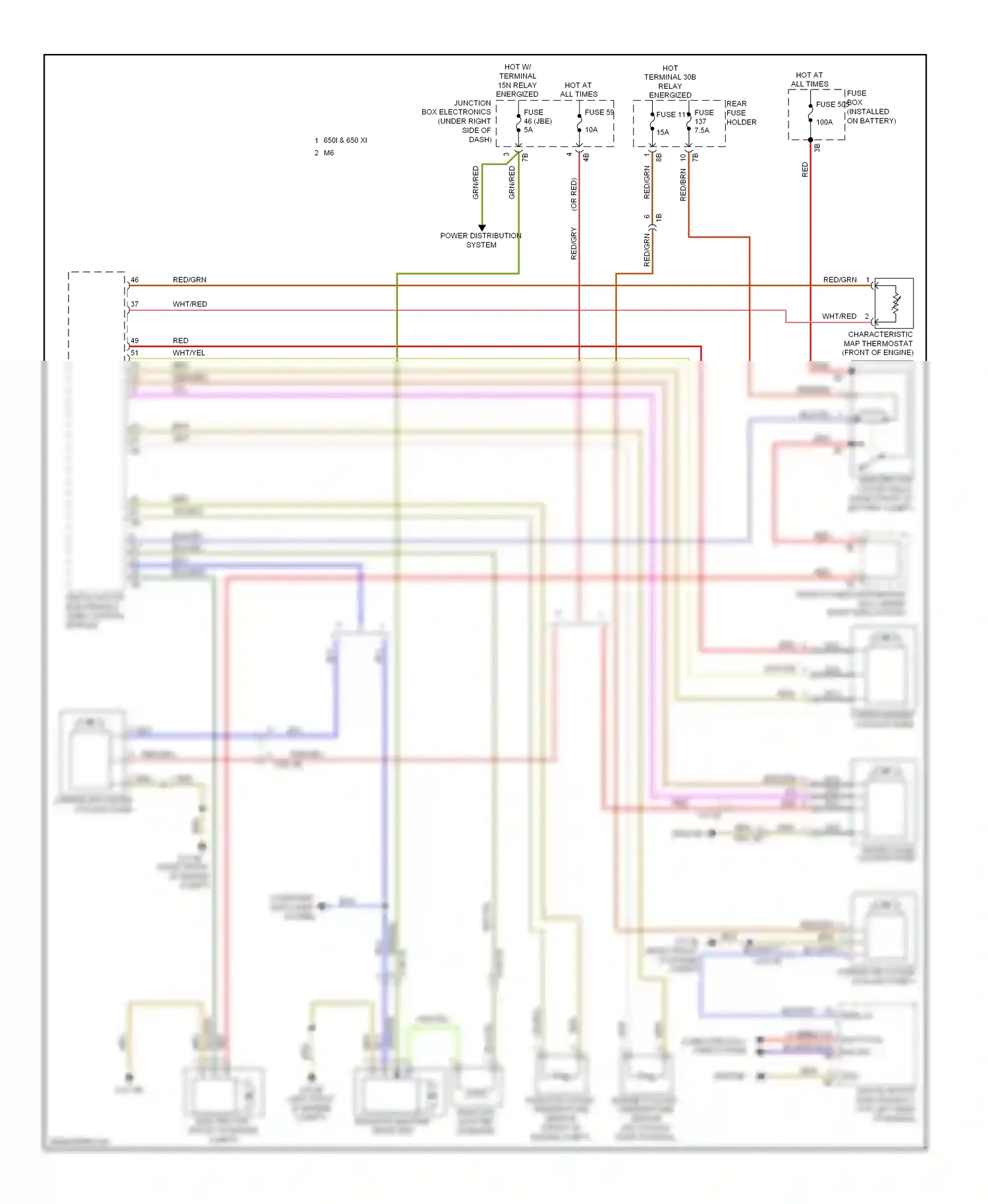 BMW M6 F06/F13/F12 (2012-2015) computer data lines system wiring diagram  (12 of 76)