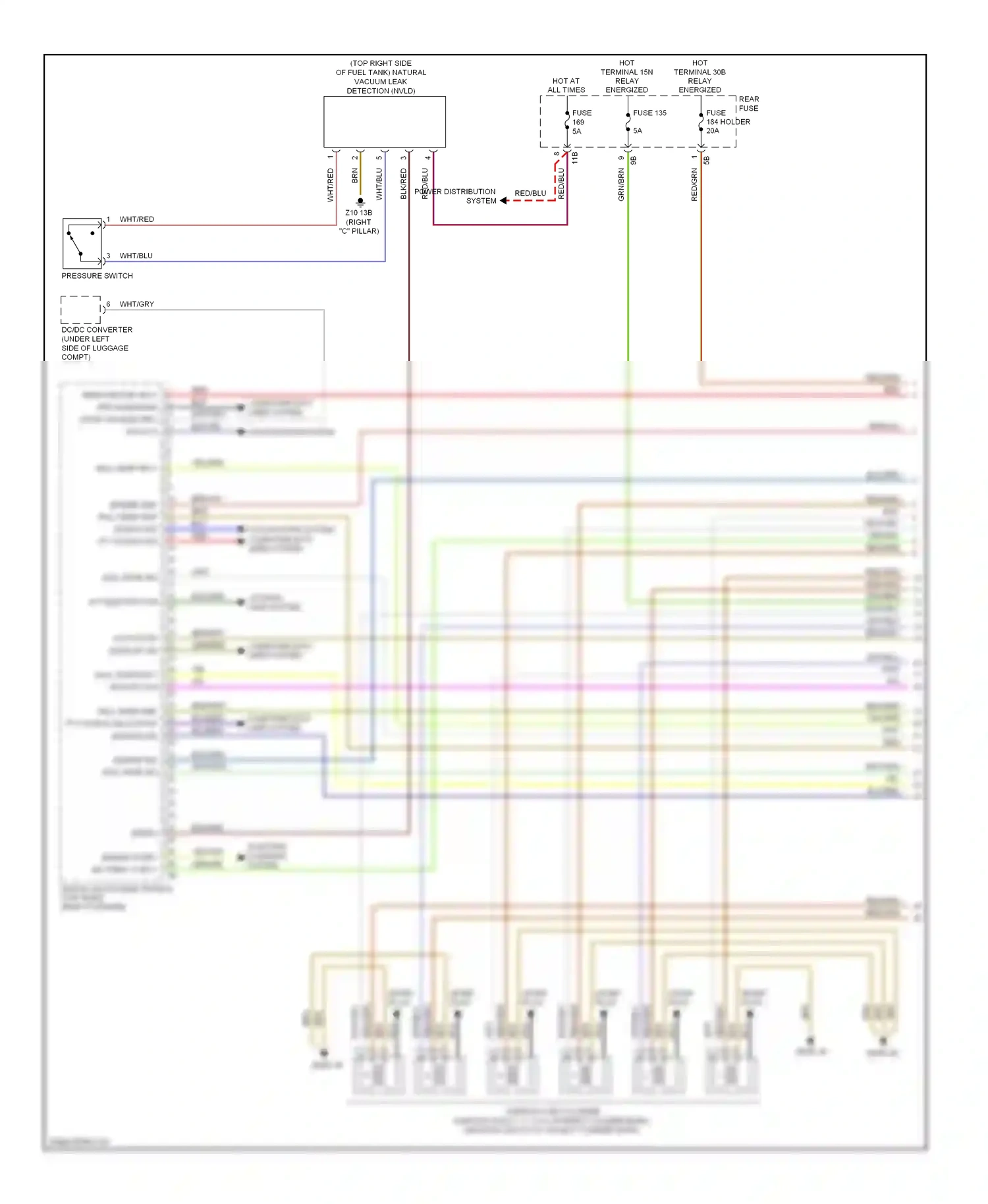 BMW M6 F06/F13/F12 (2012-2015) cooling fans system computer data lines system wiring diagram  (1 of 1)