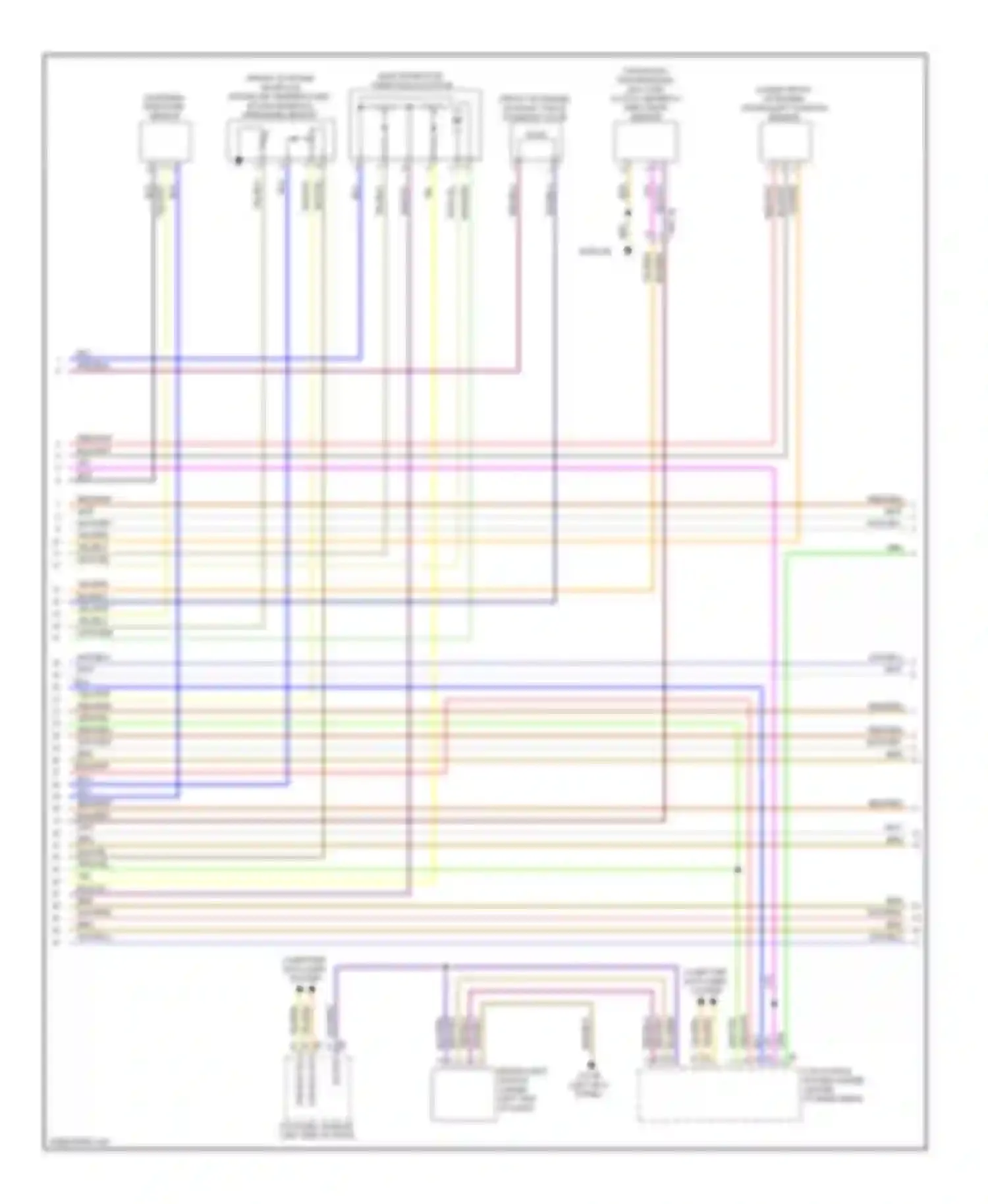 Wiring diagram electromotive throttle actuator for BMW M6 F06/F13/F12 (2012-2015) (2 of 2)