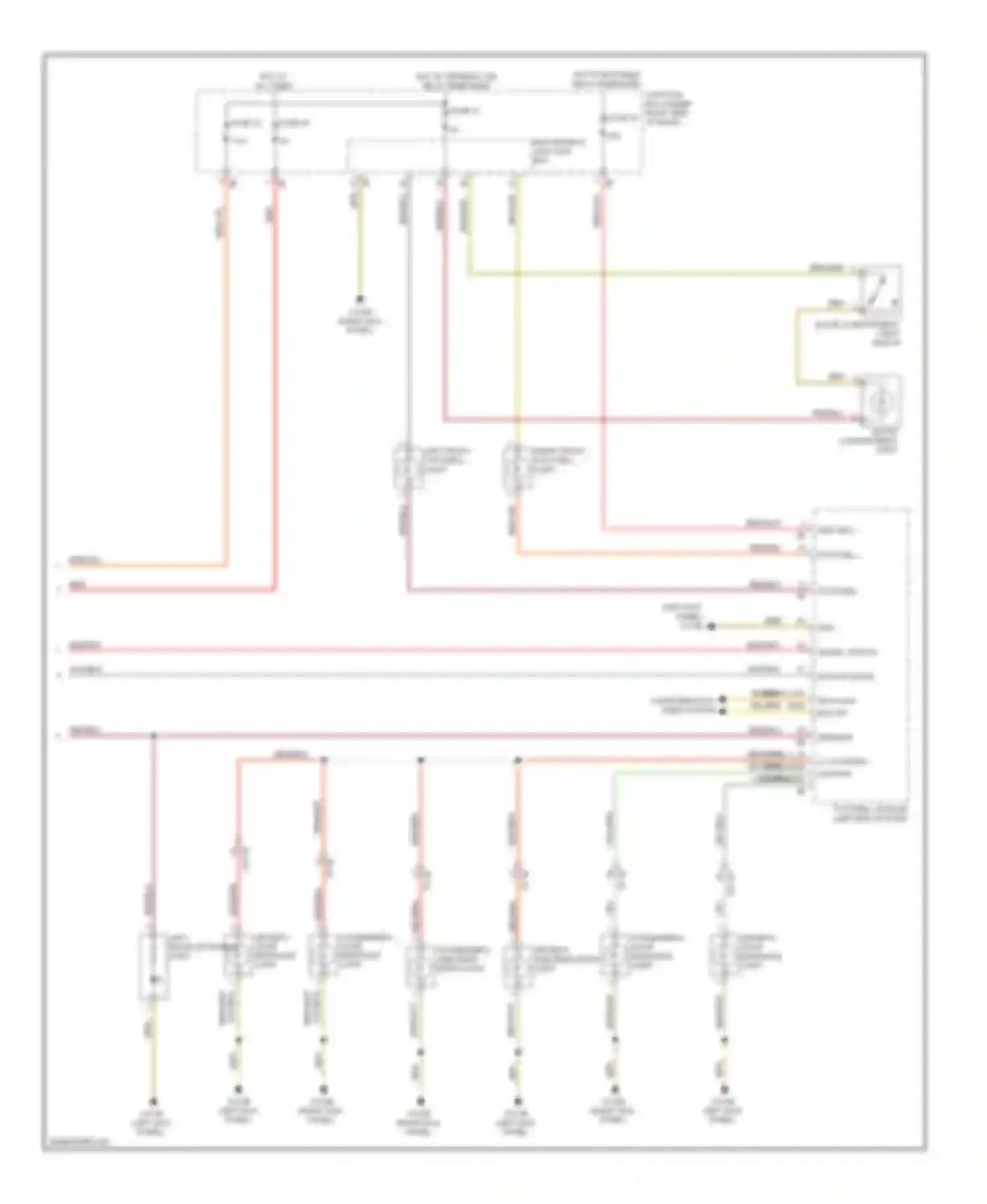 Wiring diagram fuse 12 for BMW M6 F06/F13/F12 (2012-2015) (2 of 3)