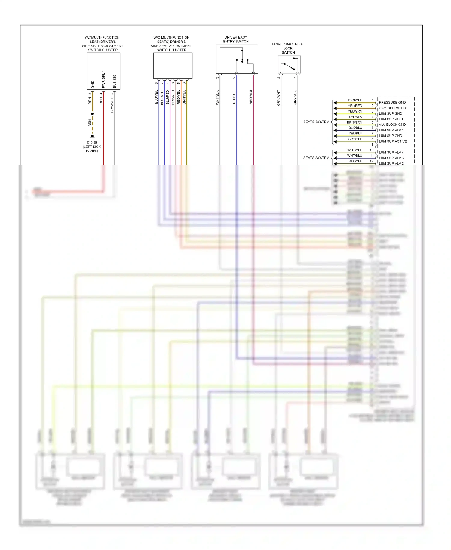 BMW M6 F06/F13/F12 (2012-2015) hall sensor wiring diagram  (4 of 4)