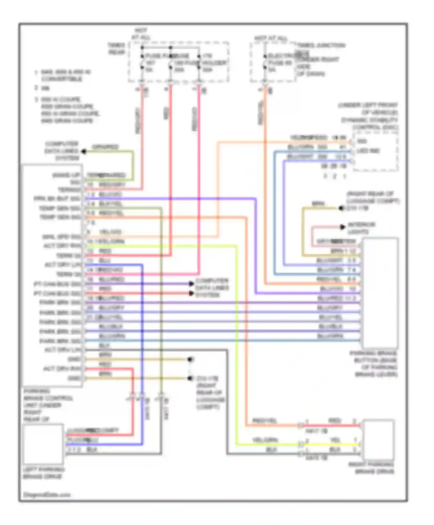 Wiring diagram wake-up sig term 15 1 2 3 4 5 6 7 8 9 10 11 12 13 14 15 16 17 18 19 20 21 22 for BMW M6 F06/F13/F12 (2012-2015)
