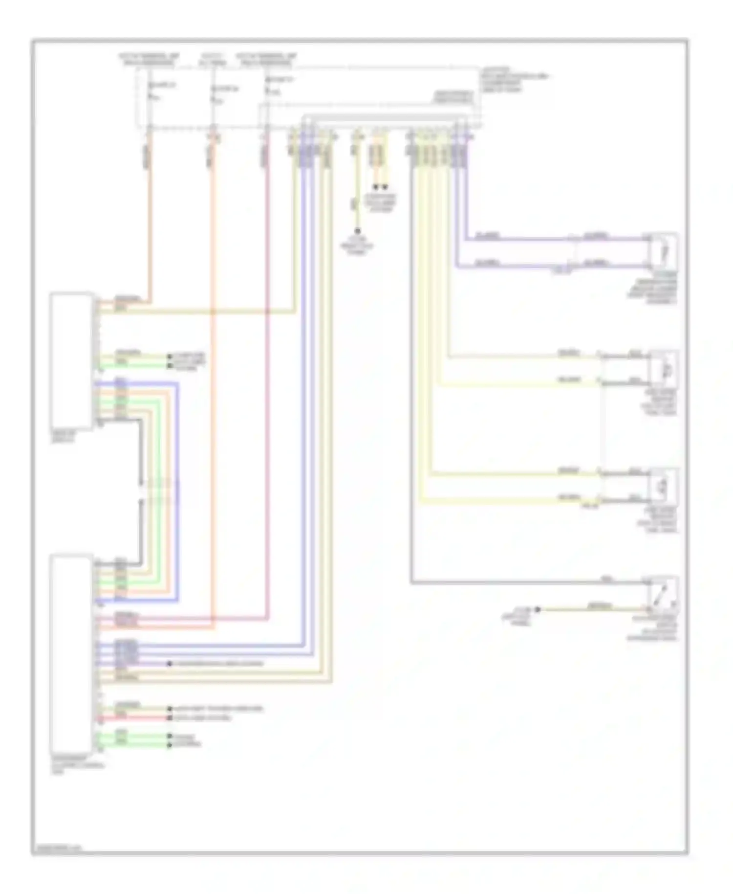 Wiring diagram org/grn for BMW M6 F06/F13/F12 (2012-2015)