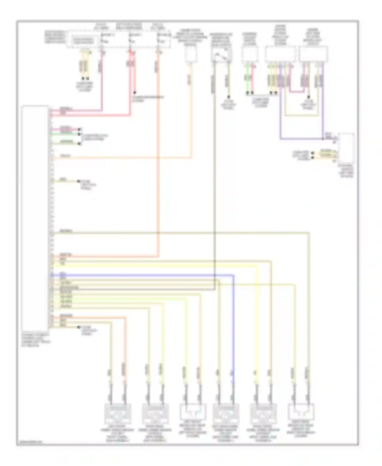 Wiring diagram blu/red for BMW M6 F06/F13/F12 (2012-2015)