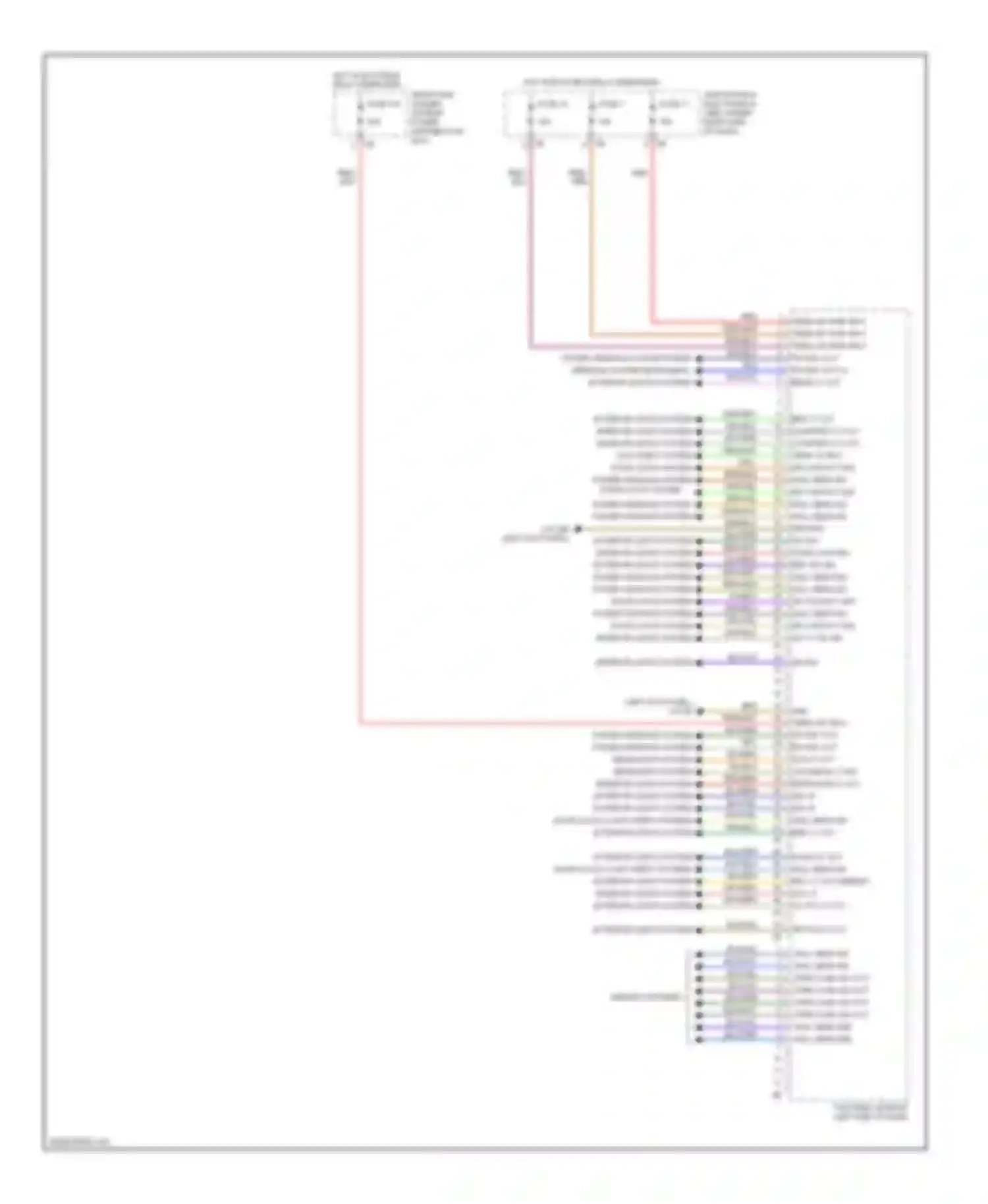 Wiring diagram rr fog lt act for BMW M6 F06/F13/F12 (2012-2015)