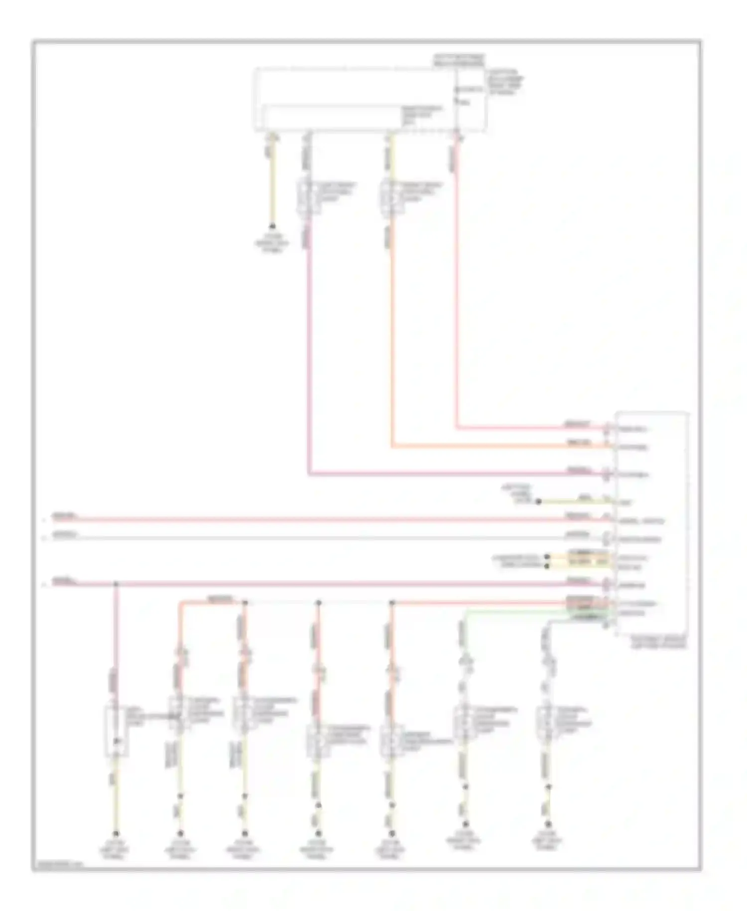 Wiring diagram red/blk for BMW M6 F06/F13/F12 (2012-2015)
