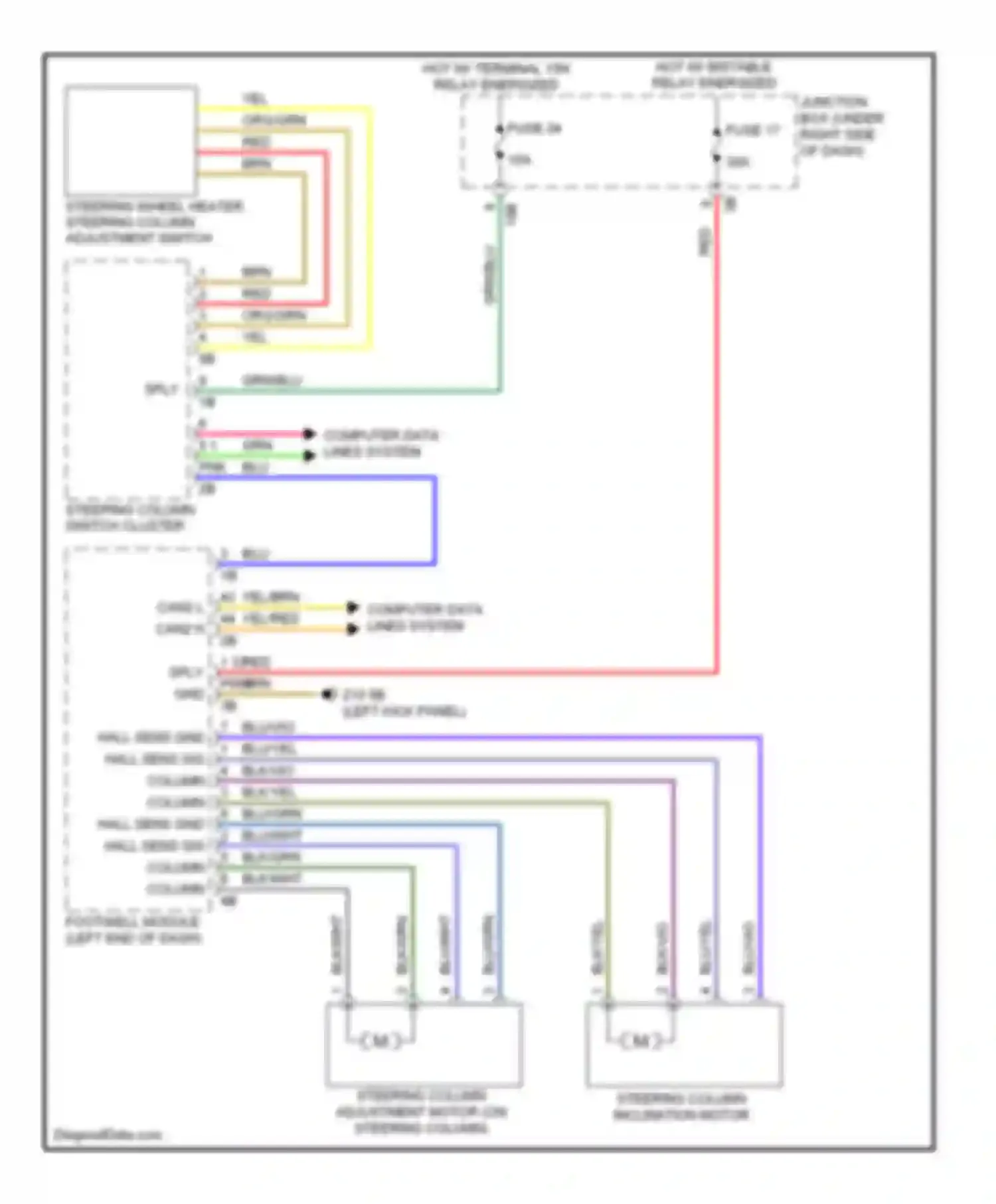 Wiring diagram fuse 24 for BMW M6 F06/F13/F12 (2012-2015)