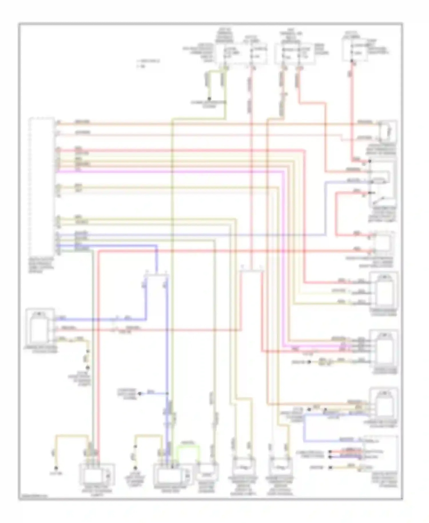 Wiring diagram blu/red for BMW M6 F06/F13/F12 (2012-2015)