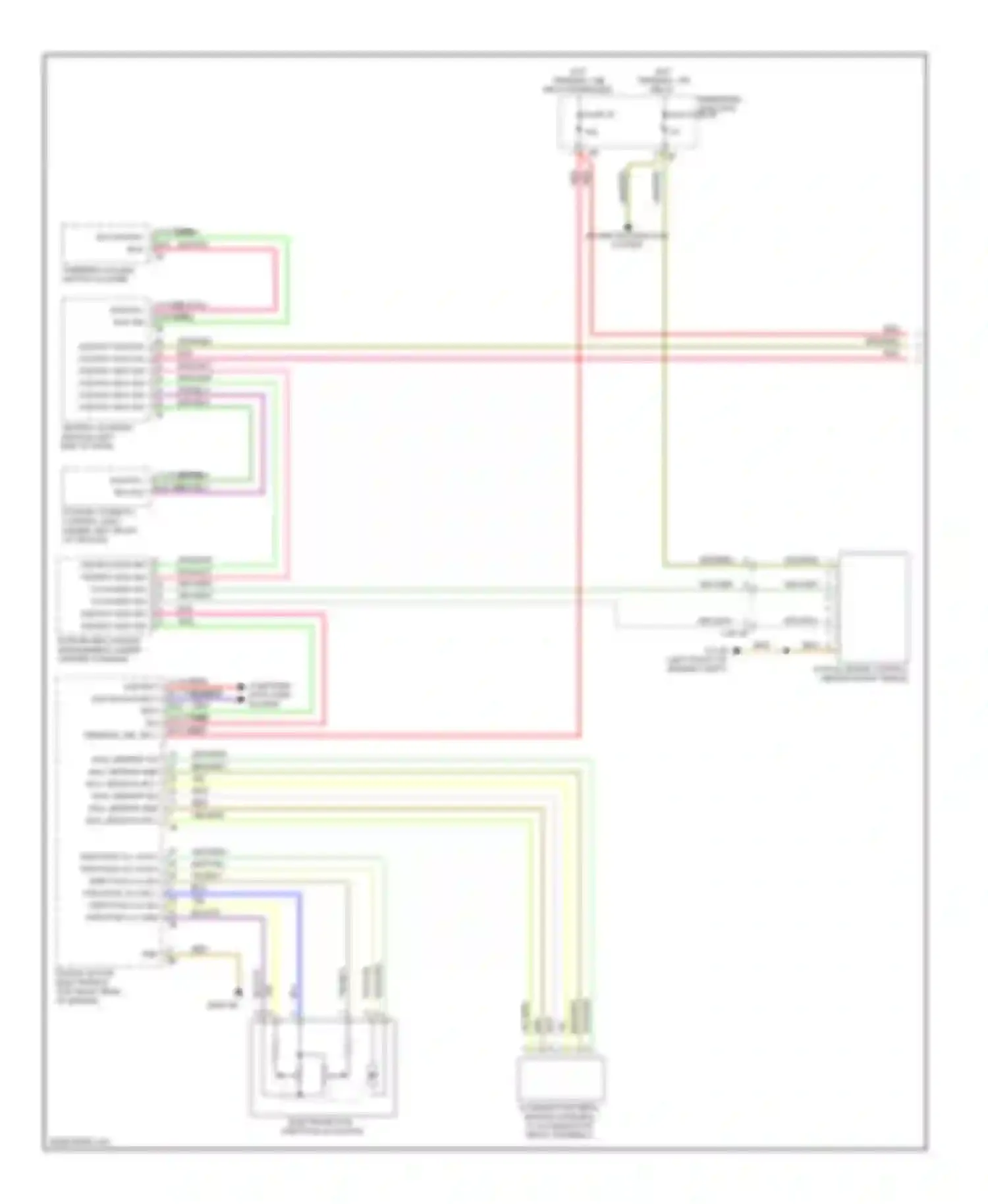 Wiring diagram blu/red for BMW M6 F06/F13/F12 (2012-2015)