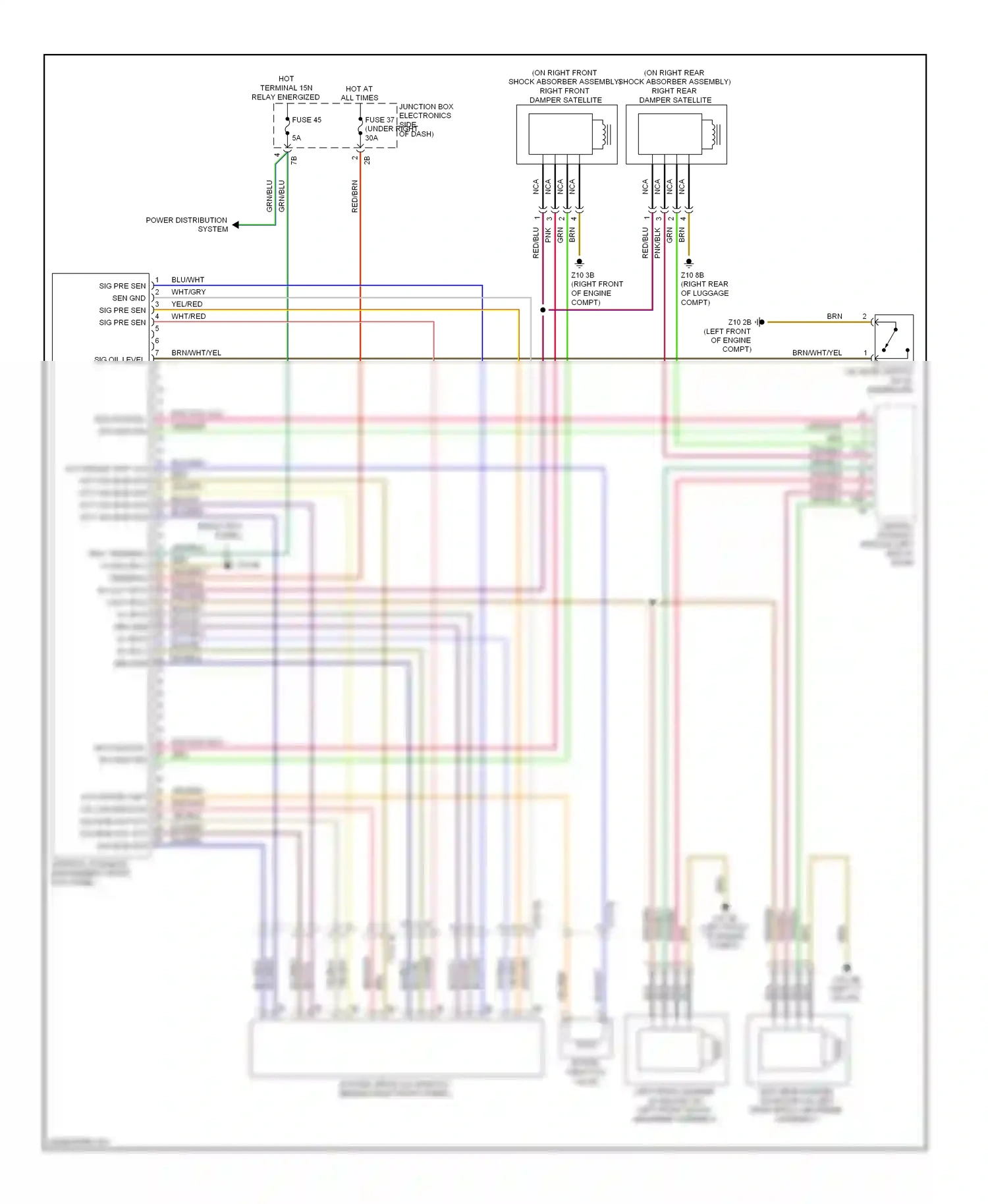 BMW M6 F06/F13/F12 (2012-2015) junction box electronics wiring diagram  (1 of 7)
