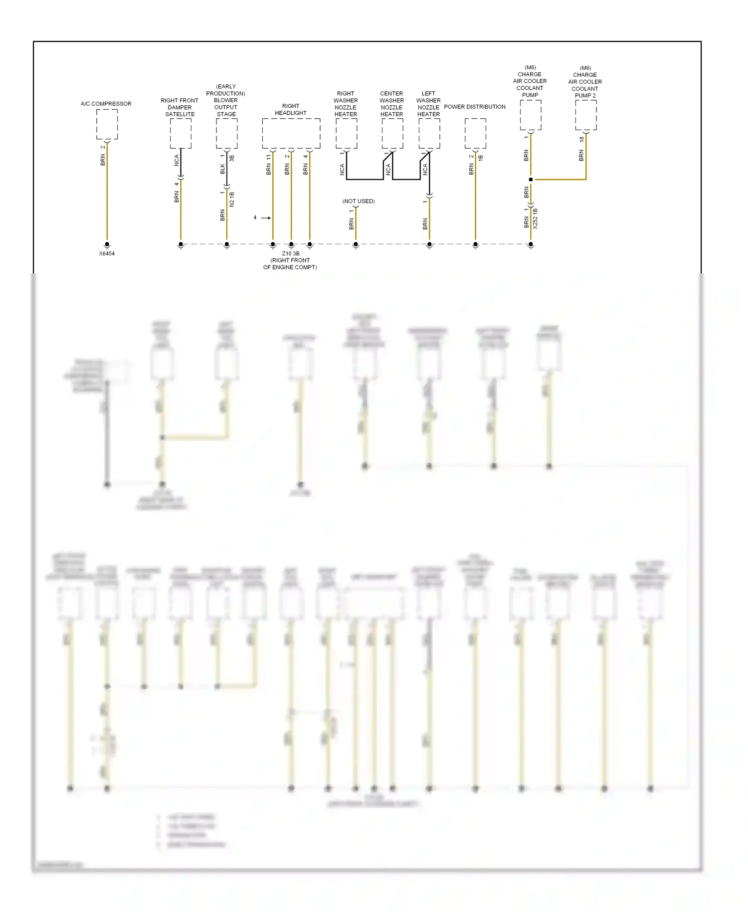 BMW M6 F06/F13/F12 (2012-2015) left headlight wiring diagram  (2 of 4)