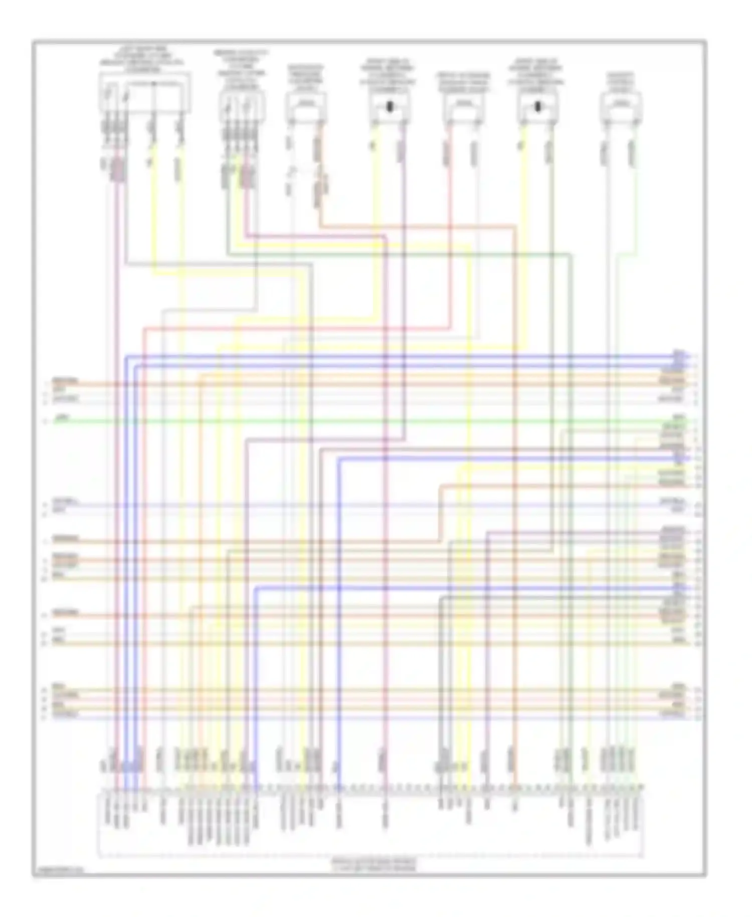 Wiring diagram snsr sig for BMW M6 F06/F13/F12 (2012-2015)