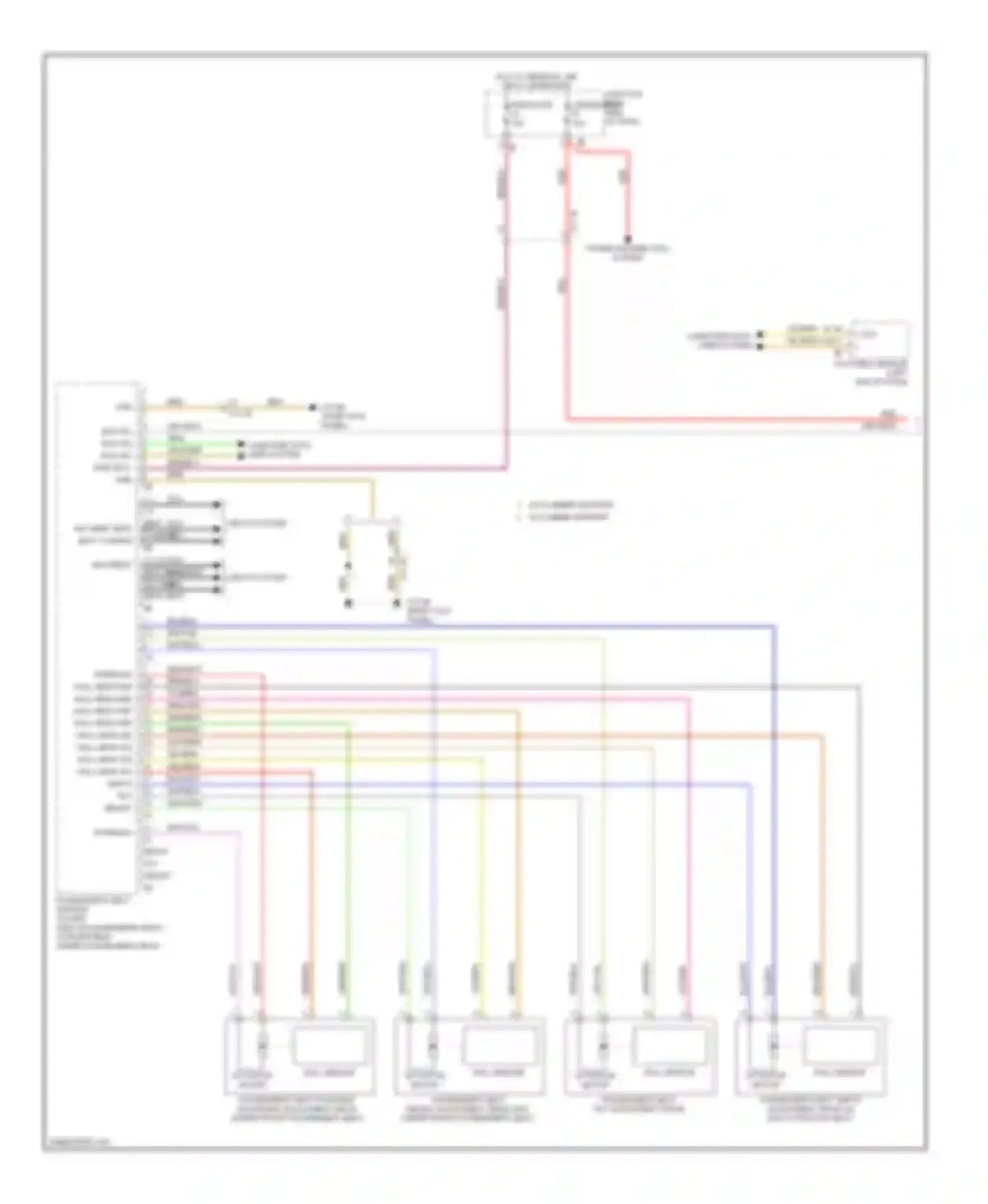 Wiring diagram red/blu for BMW M6 F06/F13/F12 (2012-2015) (34 of 53)