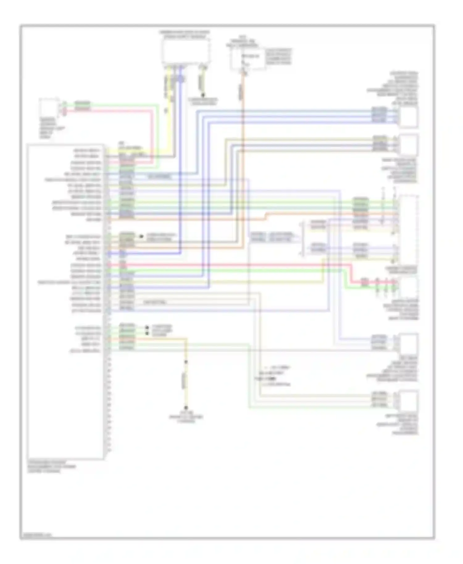 Wiring diagram grn/brn for BMW M6 F06/F13/F12 (2012-2015)