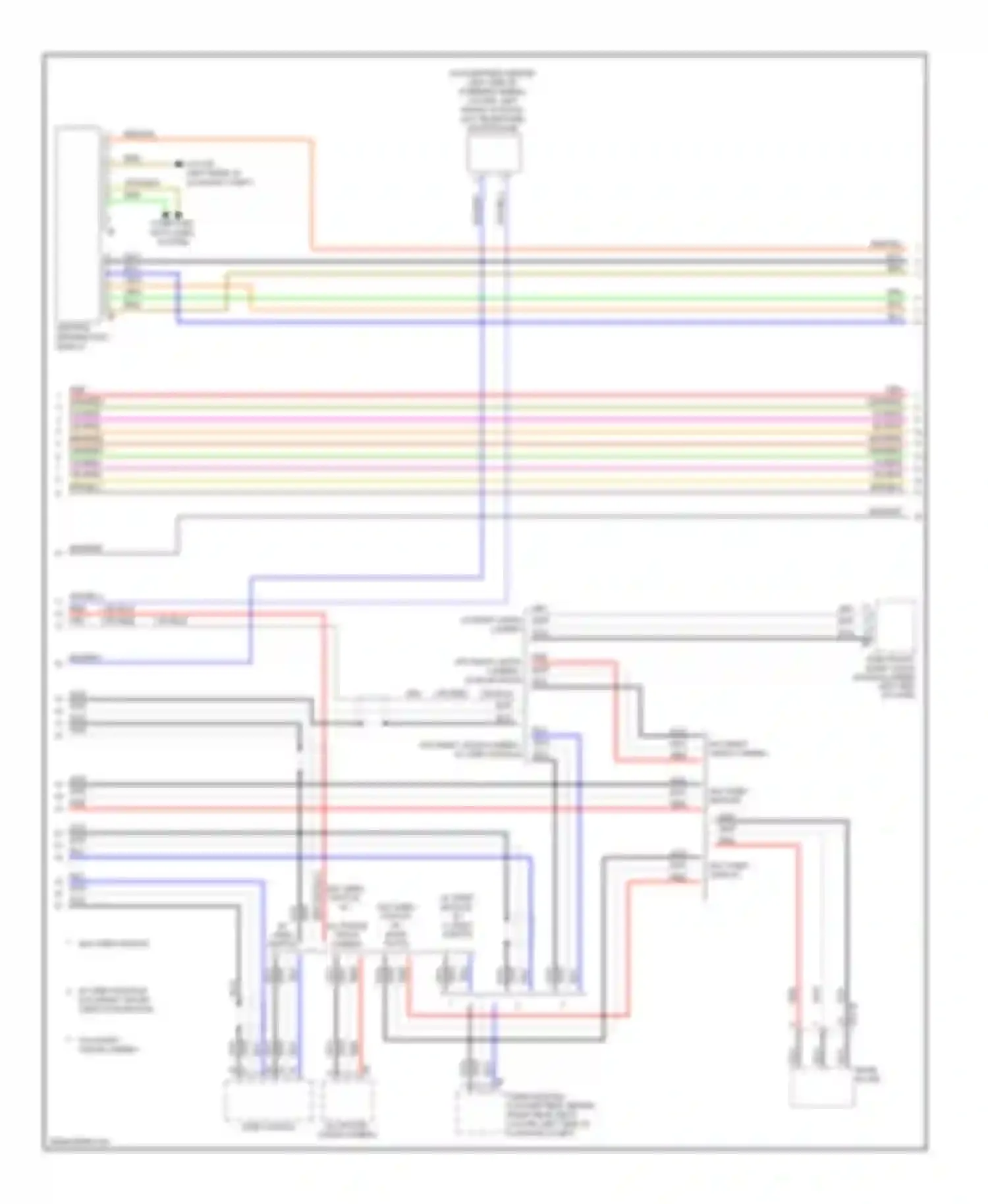 Wiring diagram w/ video switch for BMW M6 F06/F13/F12 (2012-2015) (1 of 4)