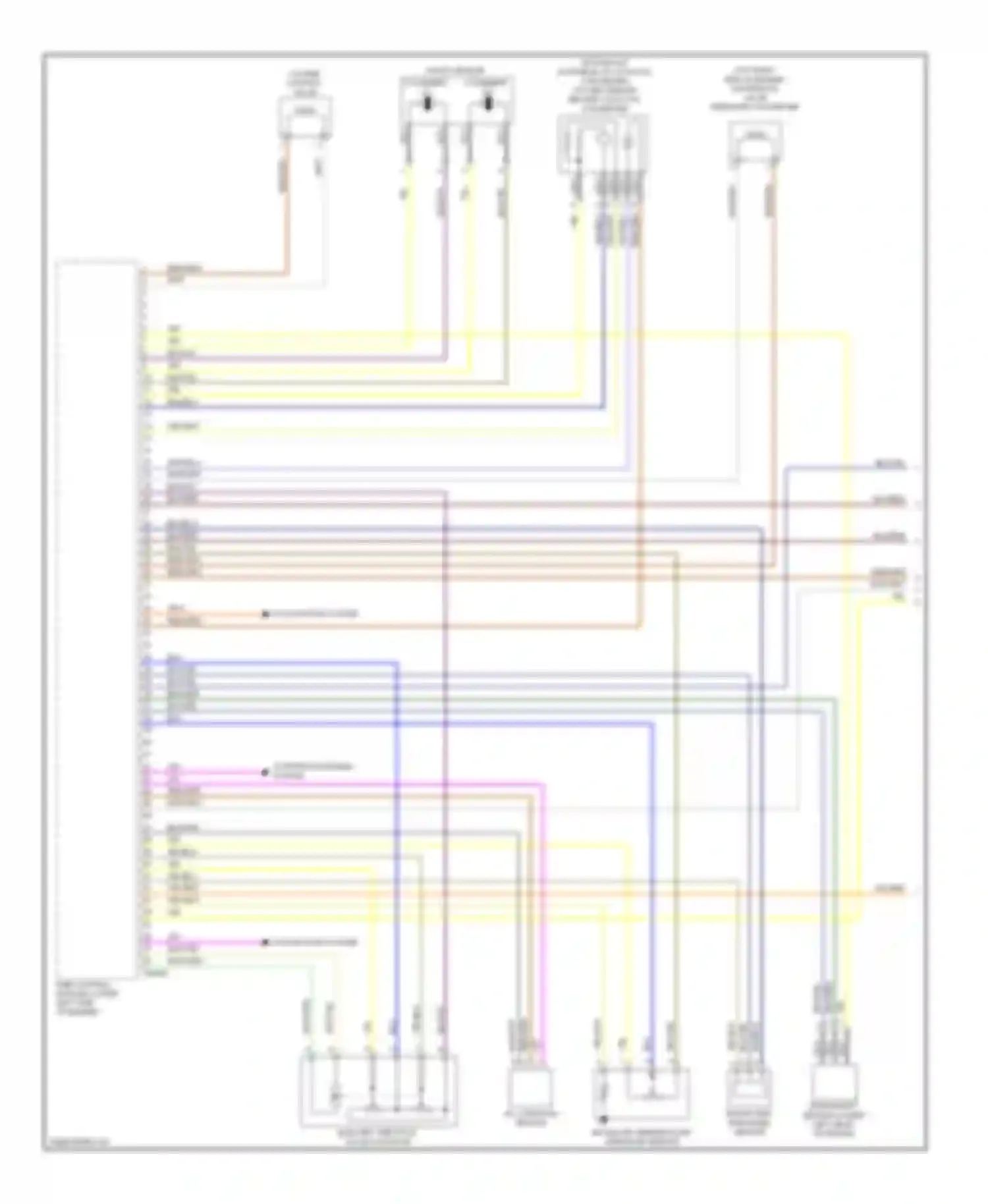 X1 BMW E84 facelift (2012-2015): Wiring diagram engine performance 3.0l turbo (1 of 5)