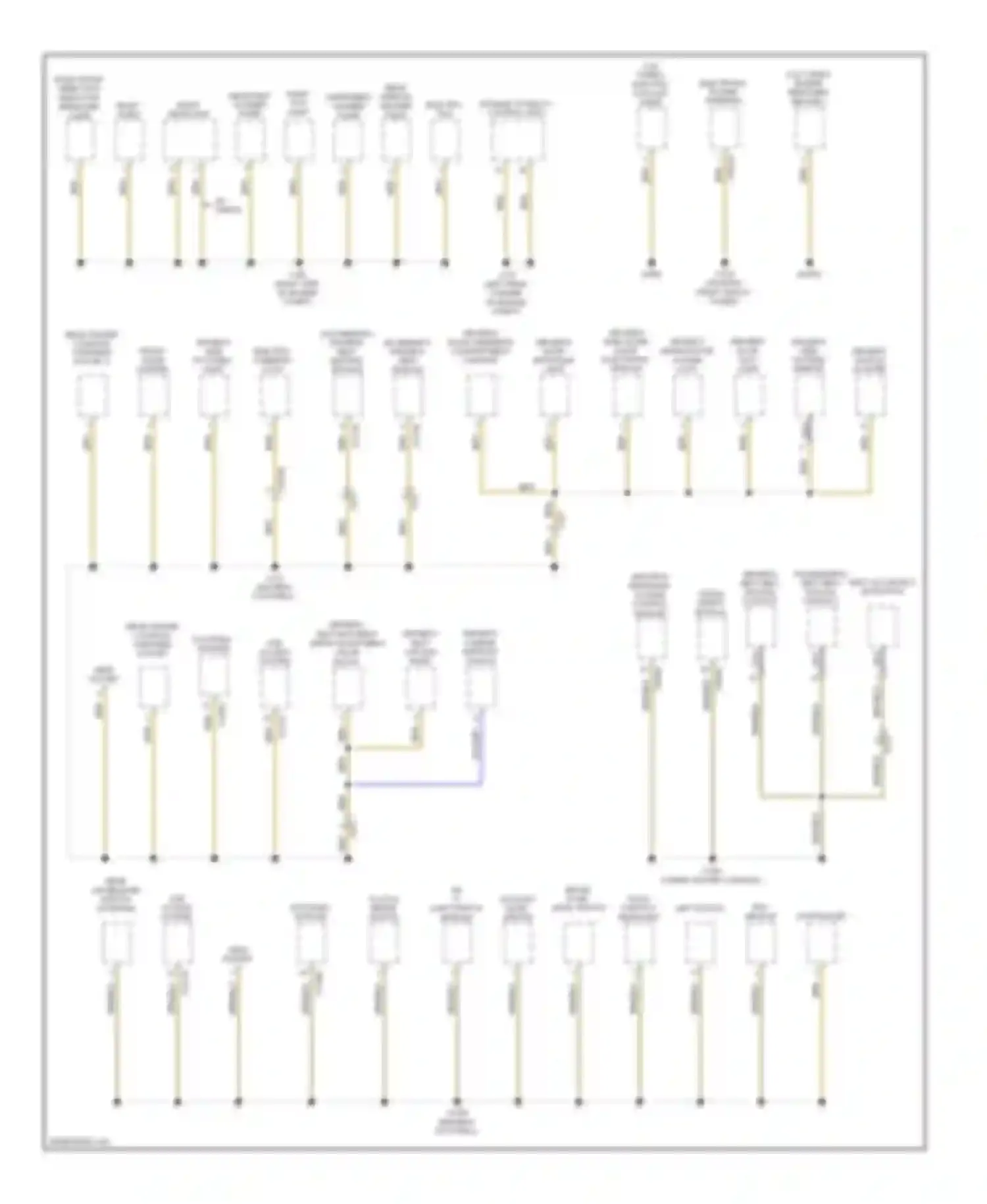 X1 BMW E84 facelift (2012-2015): Ground distribution circuit (2 of 3)