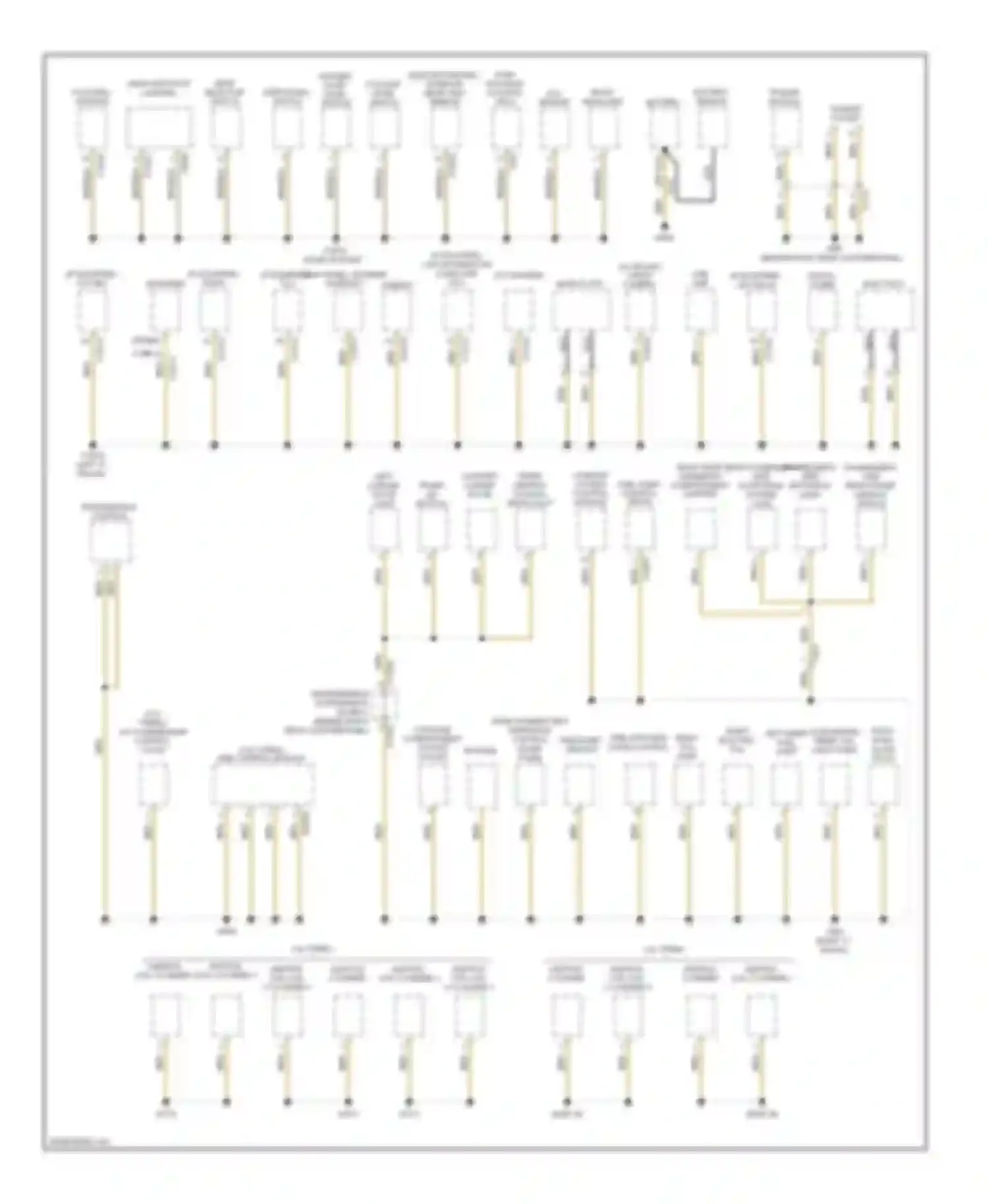 X1 BMW E84 facelift (2012-2015): Ground distribution circuit (3 of 3)