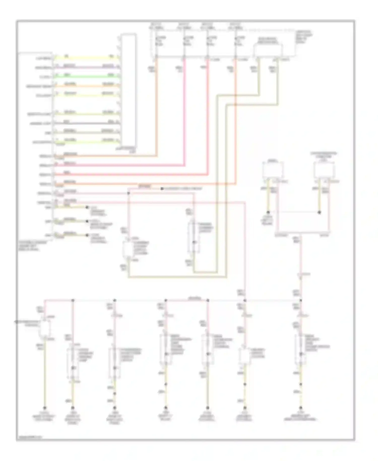 X1 BMW E84 facelift (2012-2015): Instrument illumination circuit