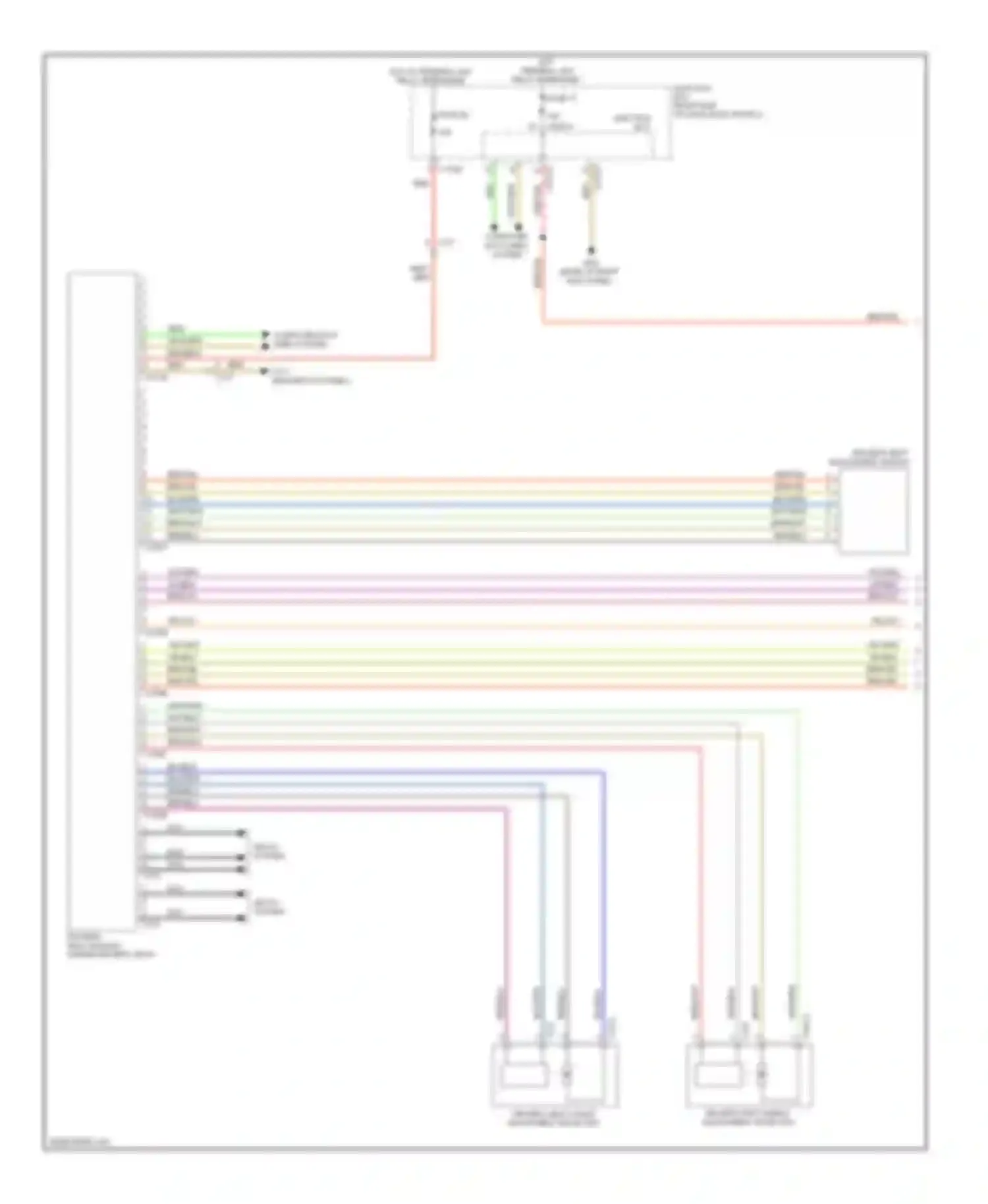 X1 BMW E84 facelift (2012-2015): Driver"s memory seat circuit (1 of 2)
