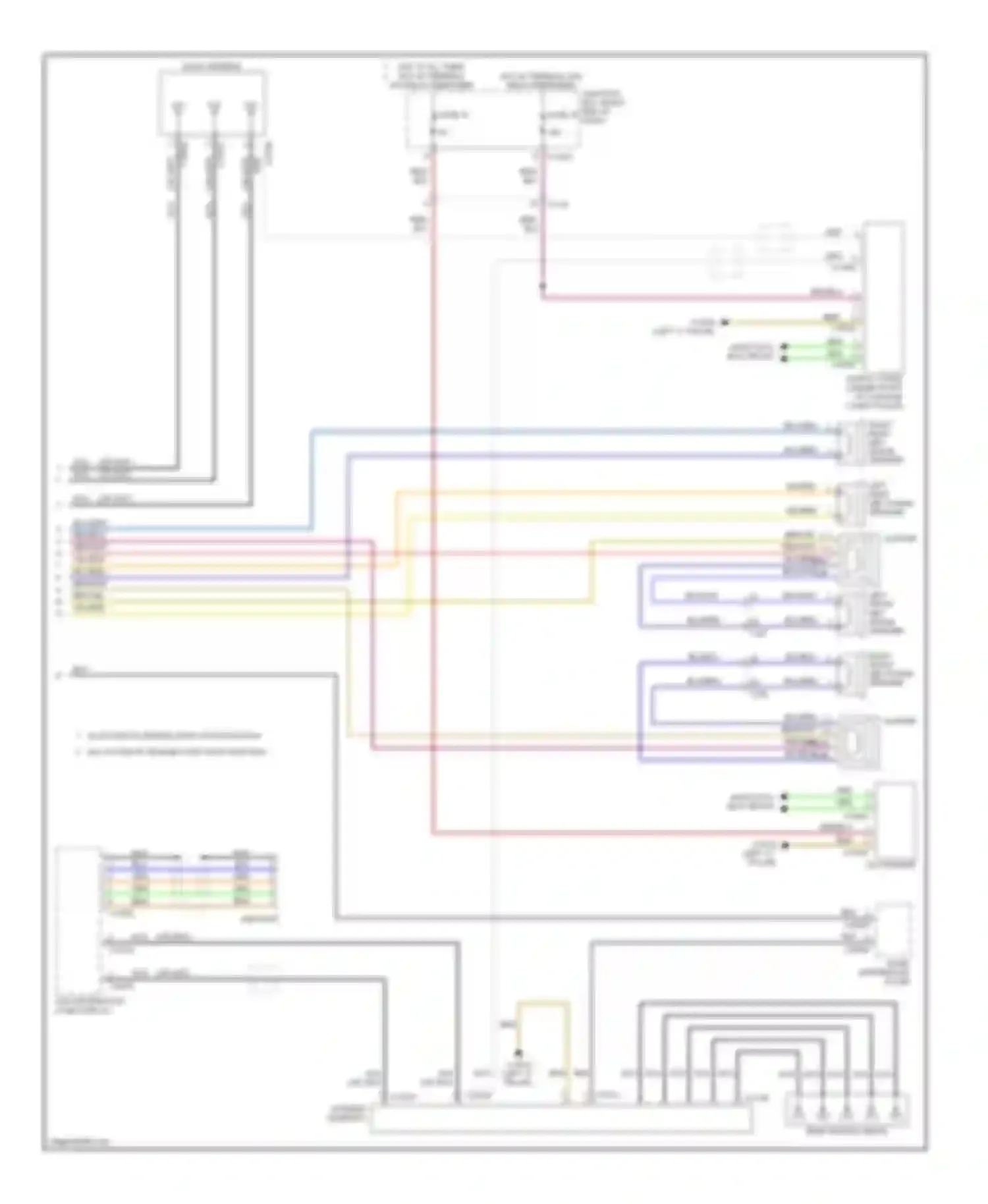 X1 BMW E84 facelift (2012-2015): Navigation circuit, without hifi radio (2 of 2)