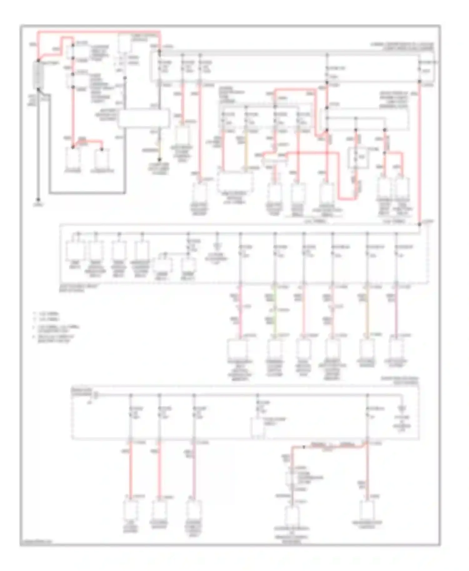 X1 BMW E84 facelift (2012-2015): Power distribution circuit (1 of 6)