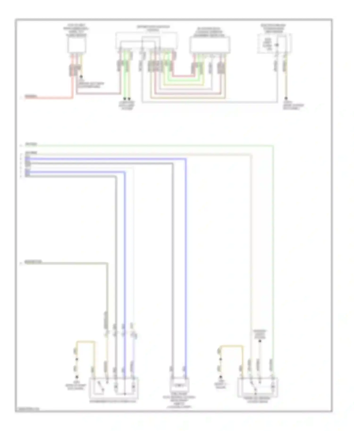 X1 BMW E84 facelift (2012-2015): Power door locks circuit (3 of 3)