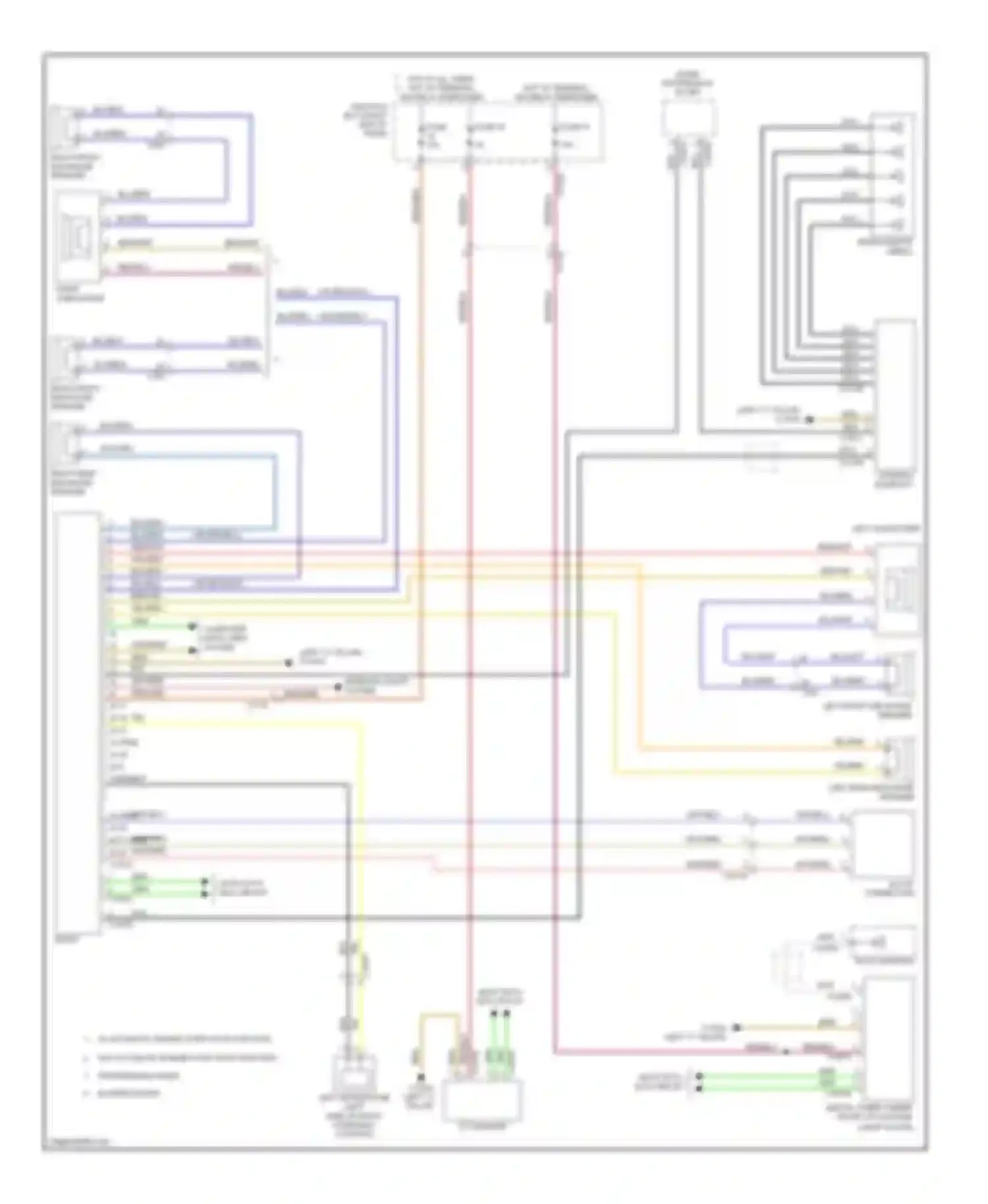 X1 BMW E84 facelift (2012-2015): Base radio circuit, without cic