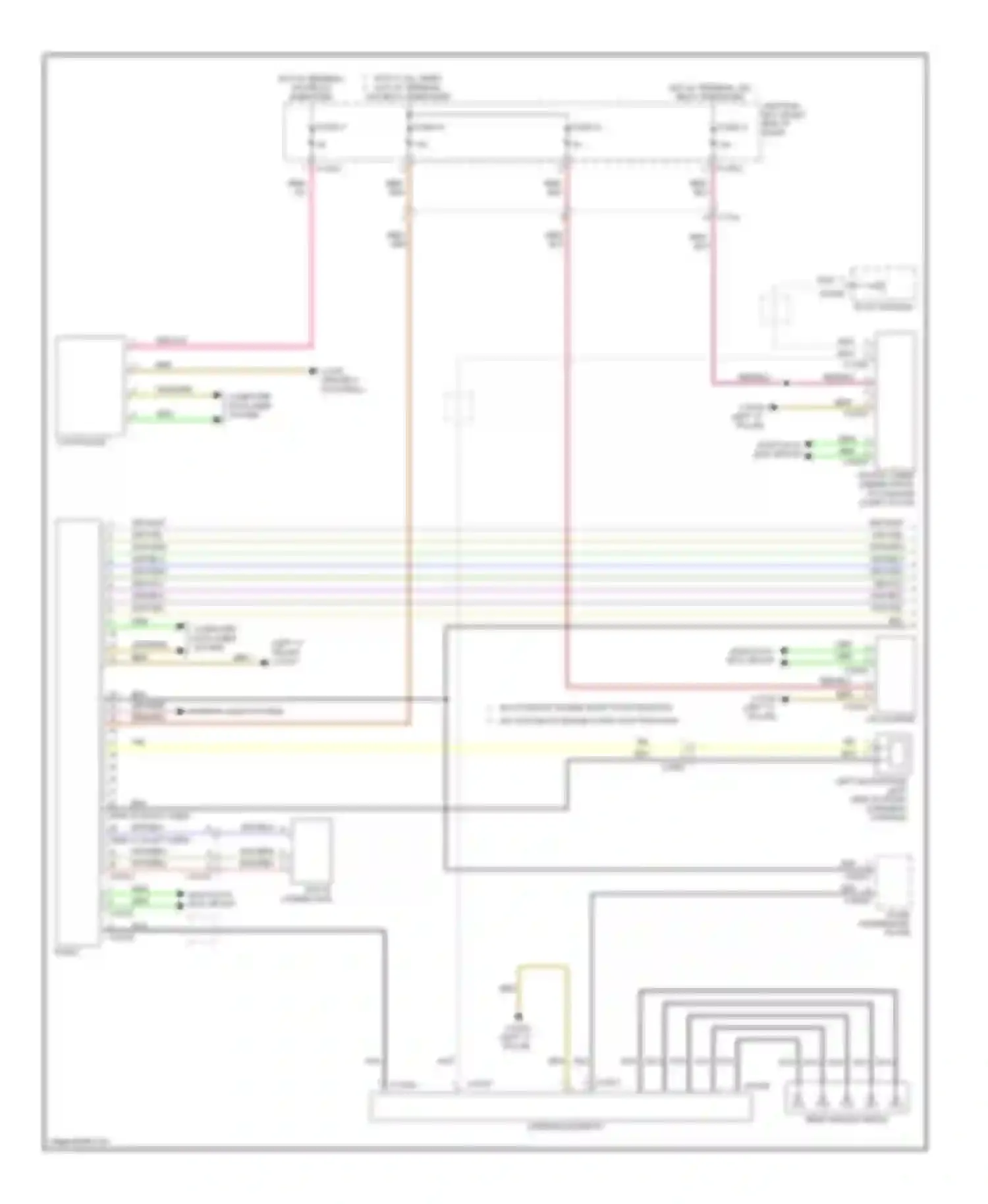 X1 BMW E84 facelift (2012-2015): Hifi radio circuit, without cic (1 of 2)