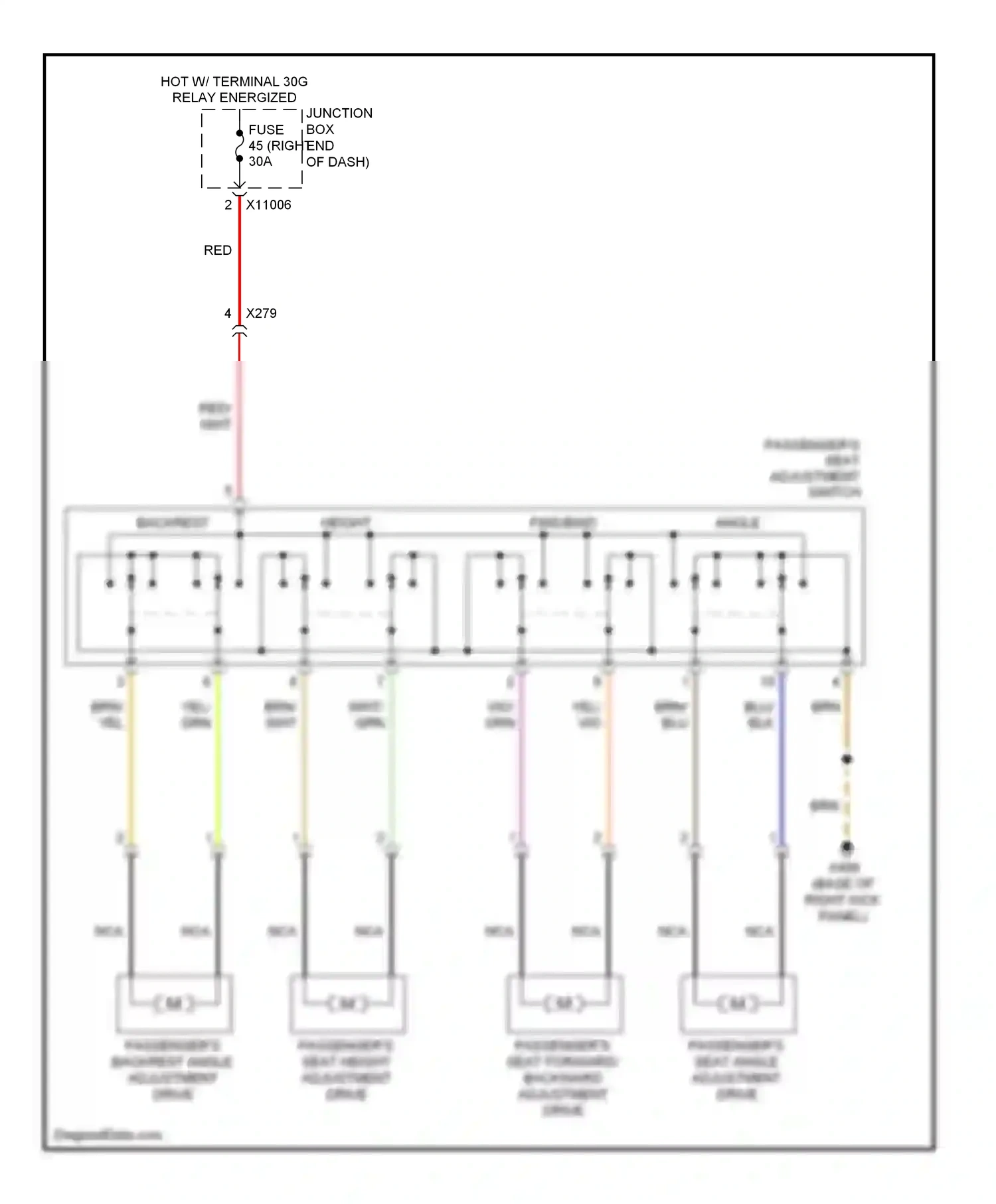 BMW X1 E84 facelift (2012-2015) angle wiring diagram  (1 of 1)