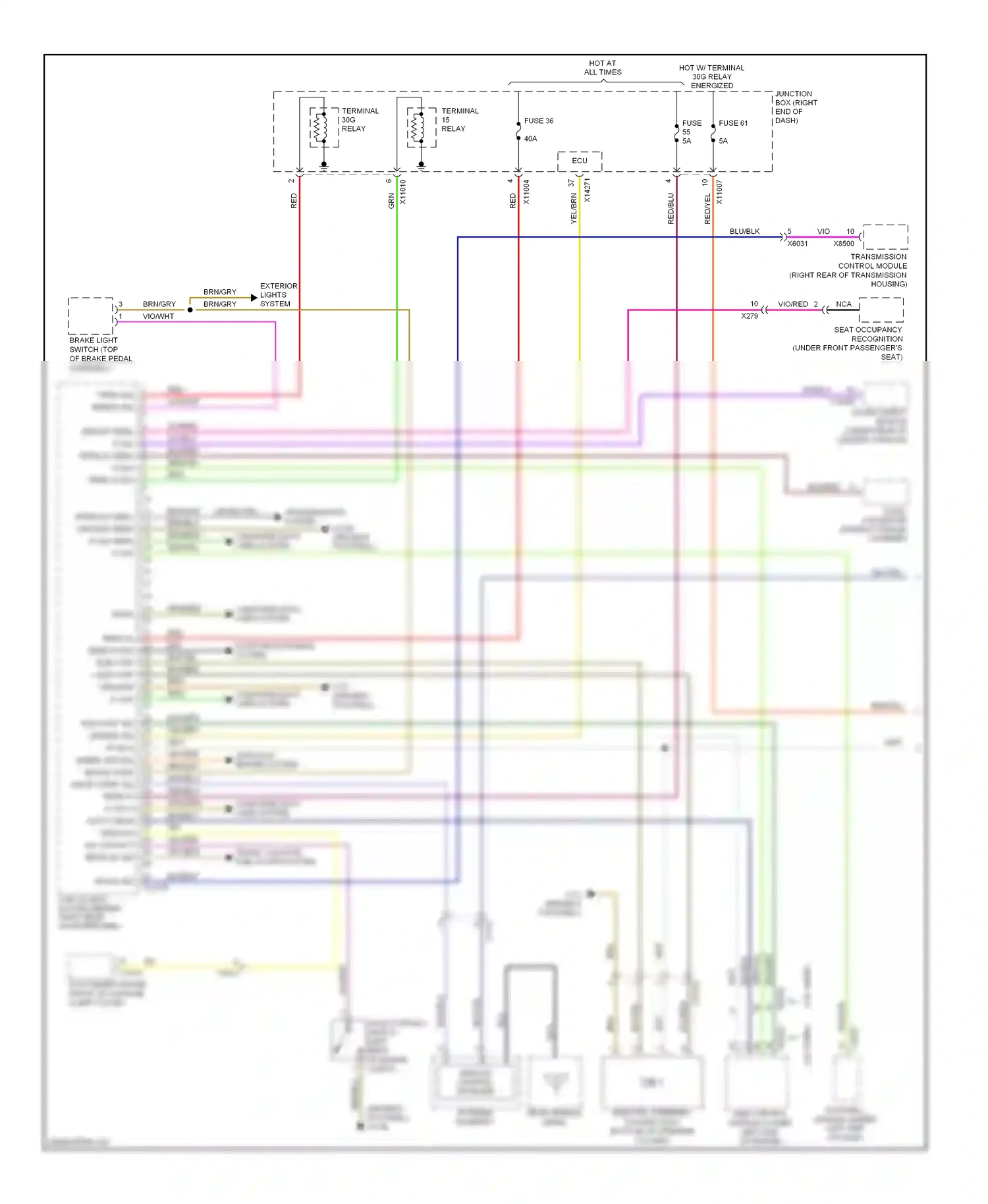 BMW X1 E84 facelift (2012-2015) computer data lines system wiring diagram  (1 of 56)