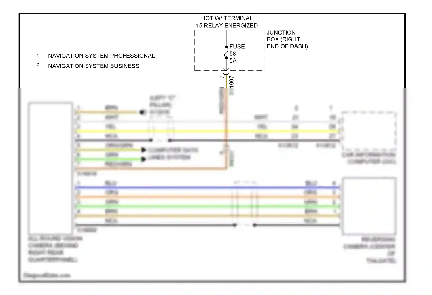 BMW X1 E84 facelift (2012-2015) computer data lines system wiring diagram  (21 of 56)