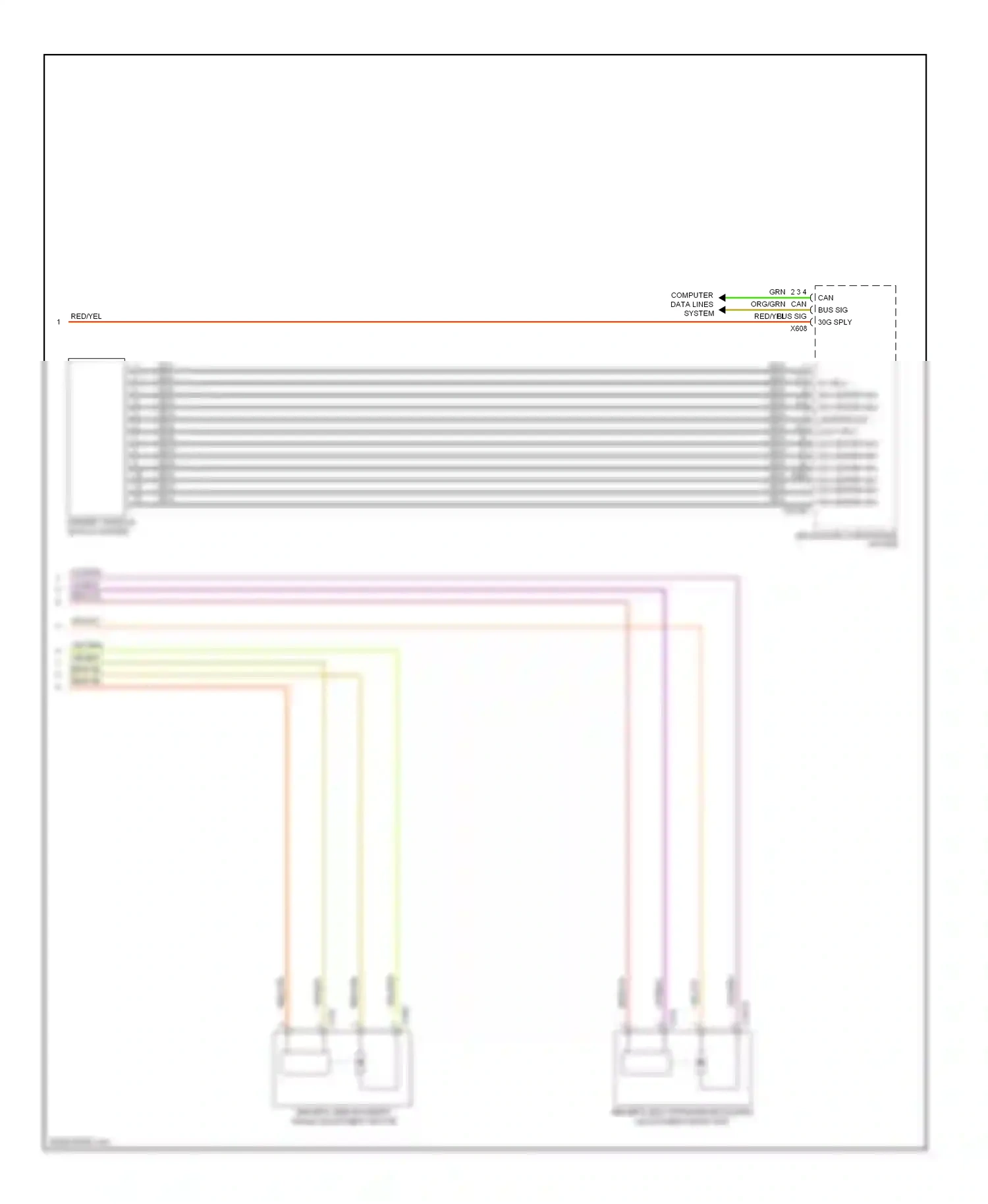 BMW X1 E84 facelift (2012-2015) computer data lines system wiring diagram  (26 of 56)