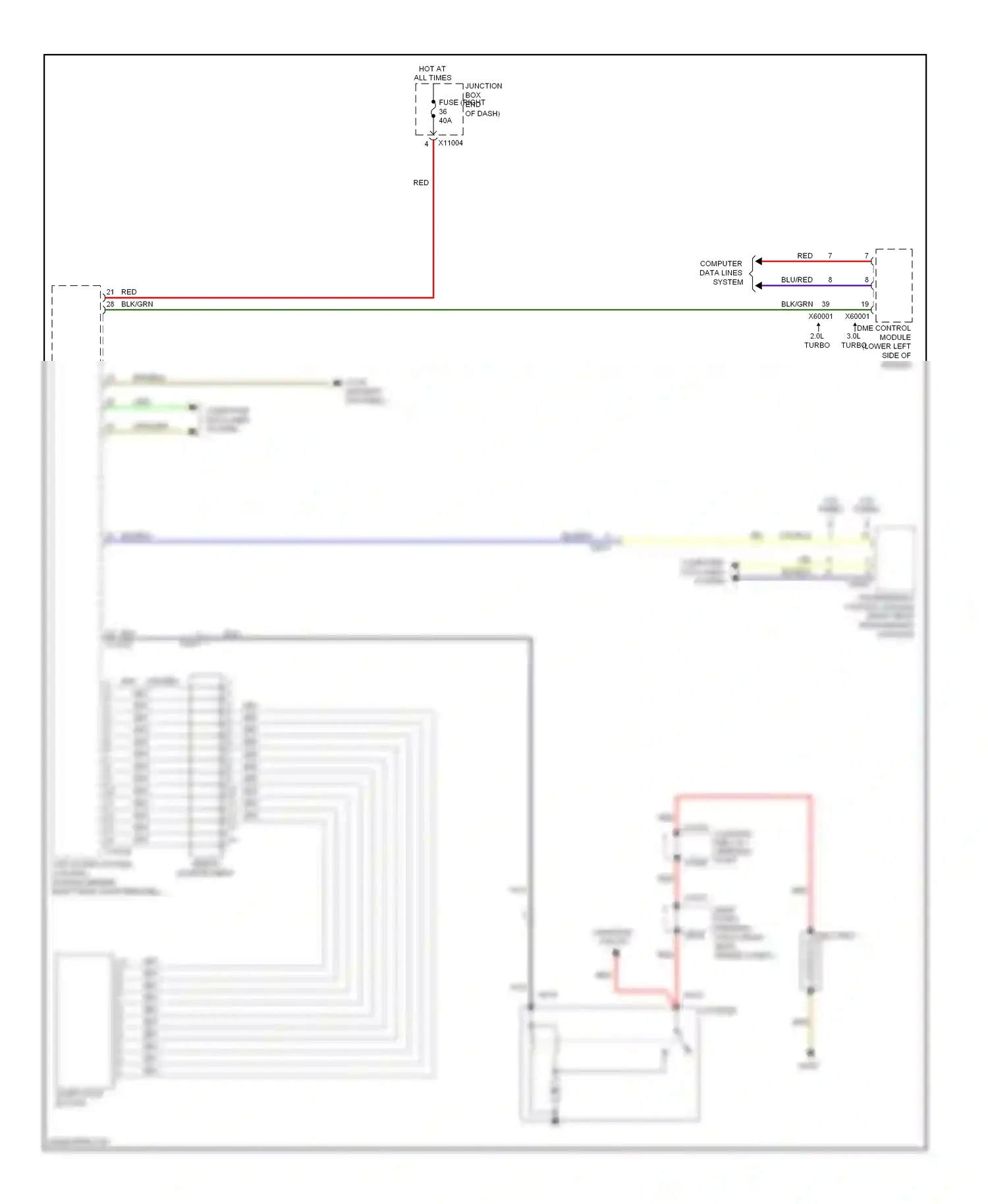 BMW X1 E84 facelift (2012-2015) computer data lines system wiring diagram  (49 of 56)