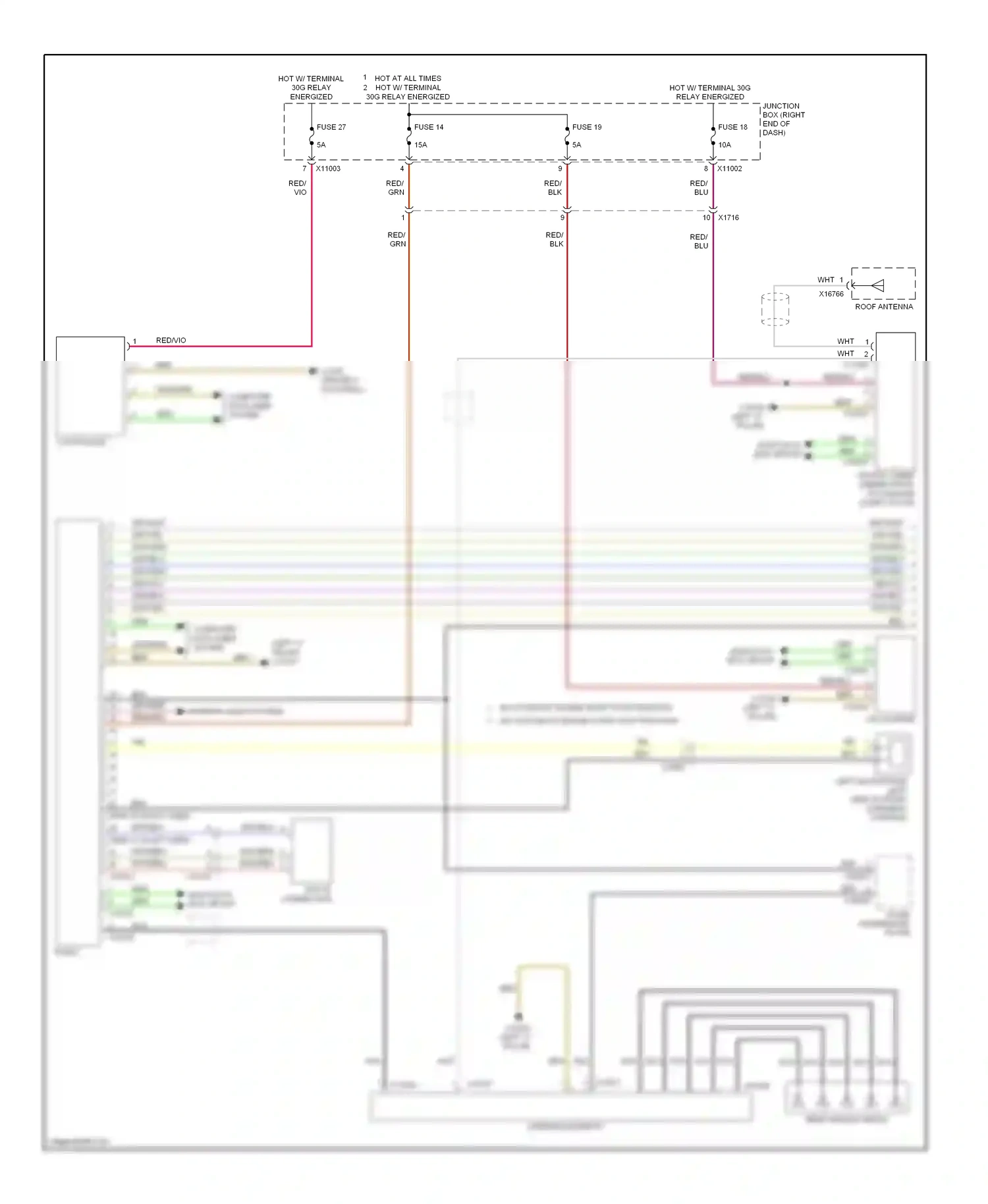 BMW X1 E84 facelift (2012-2015) controller wiring diagram  (4 of 7)
