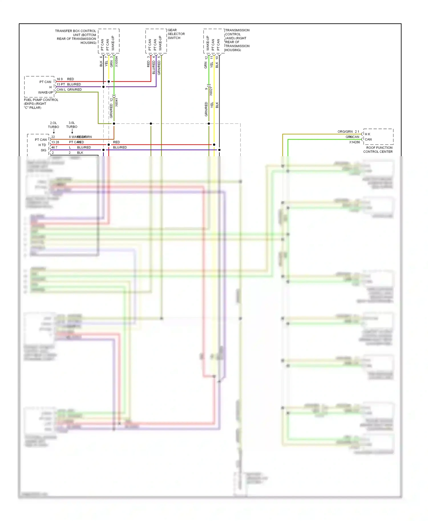BMW X1 E84 facelift (2012-2015) controller wiring diagram  (1 of 7)
