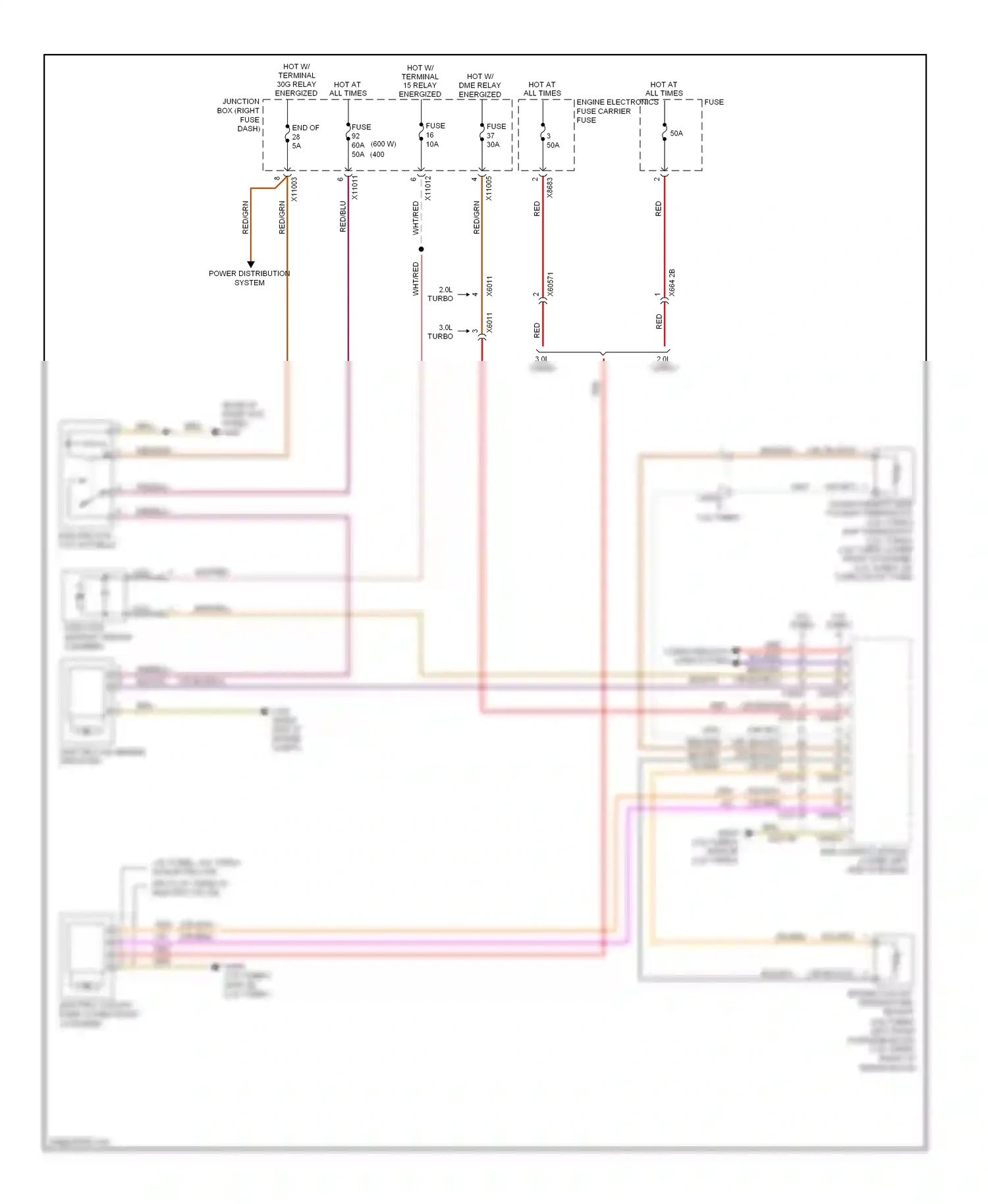 BMW X1 E84 facelift (2012-2015) engine coolant temperature sensor wiring diagram  (1 of 1)